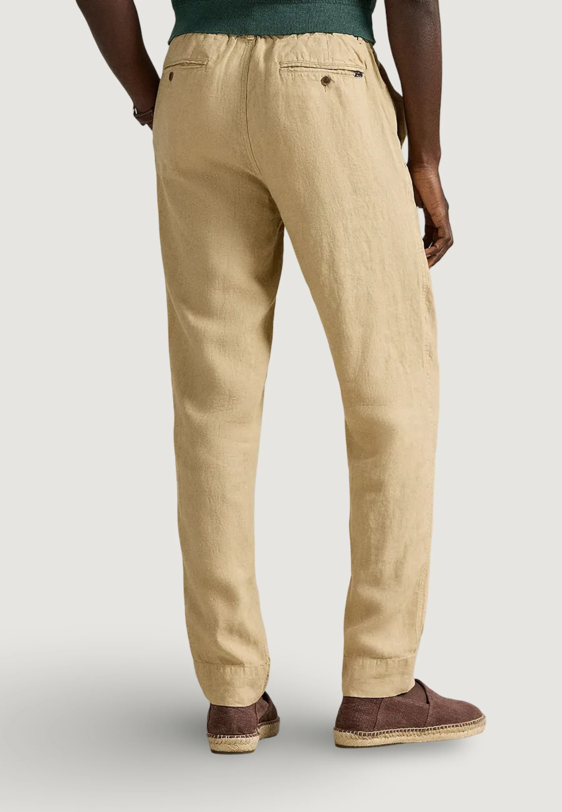 Pantaloni regular / comfort Lyle & Scott CHINO LINO LUNGO - Image 2