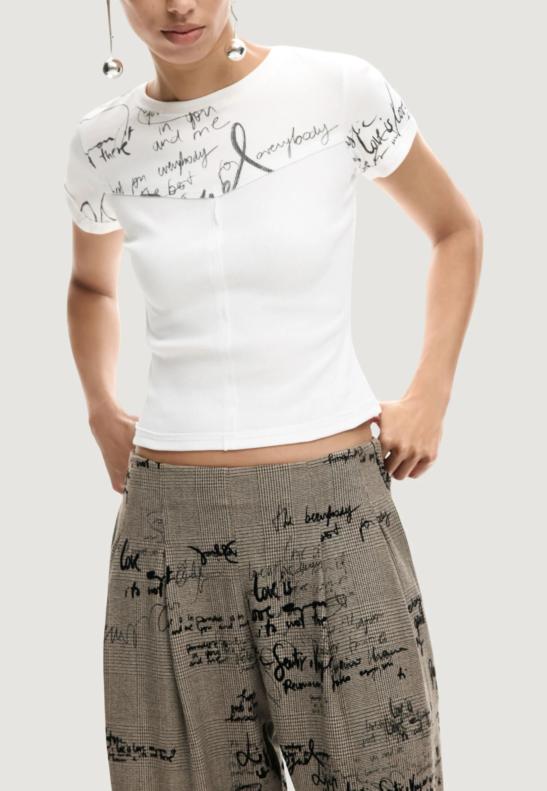 Pantaloni regular Desigual PANT_TRAJ - Image 4
