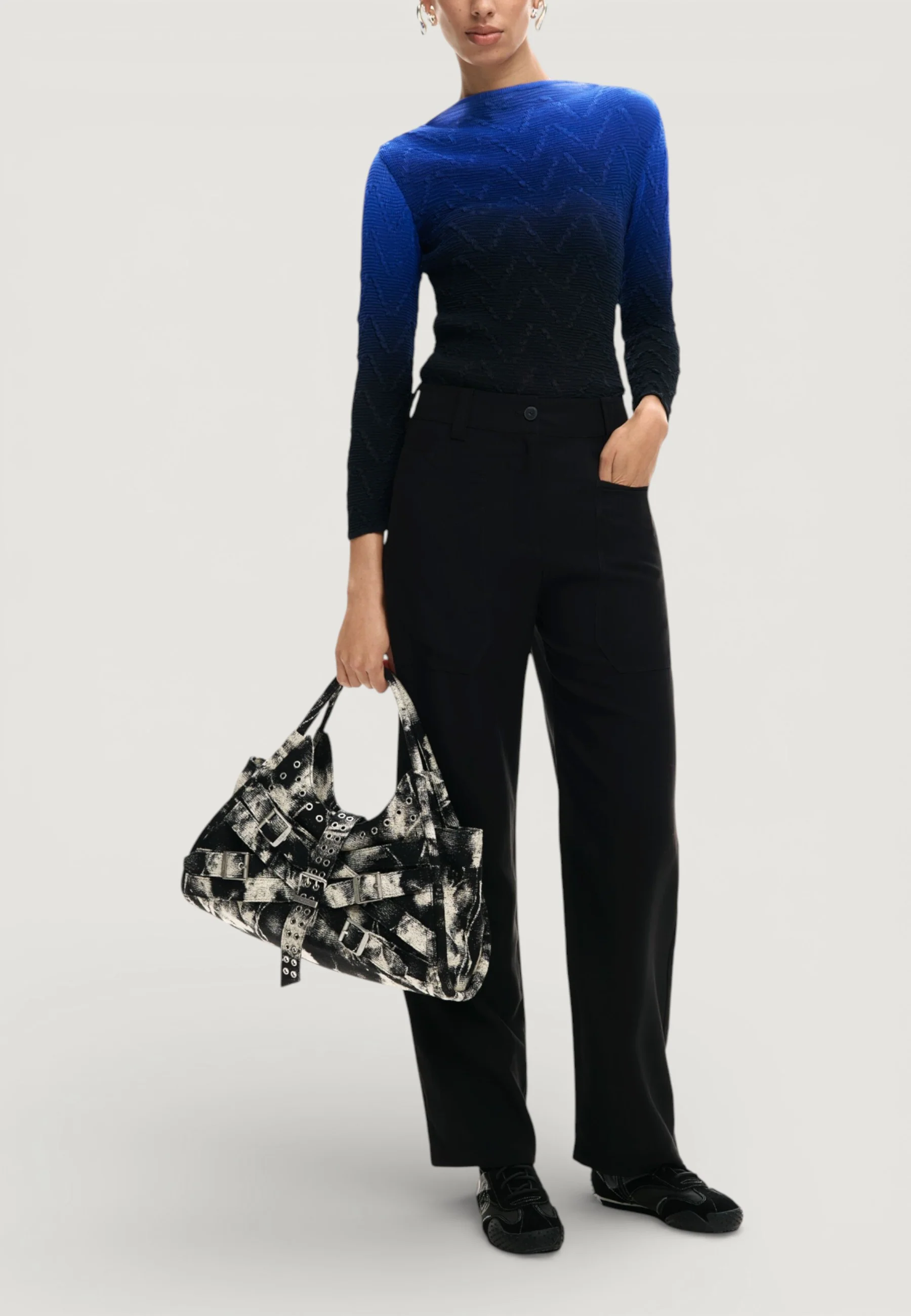 Pantaloni regular Desigual PANT_TREY - Image 5