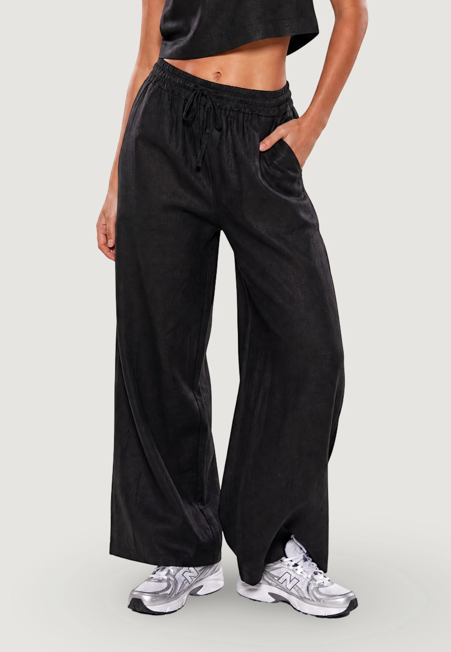 Pantaloni regular I am Pantaloni Lino Ampi - Image 2