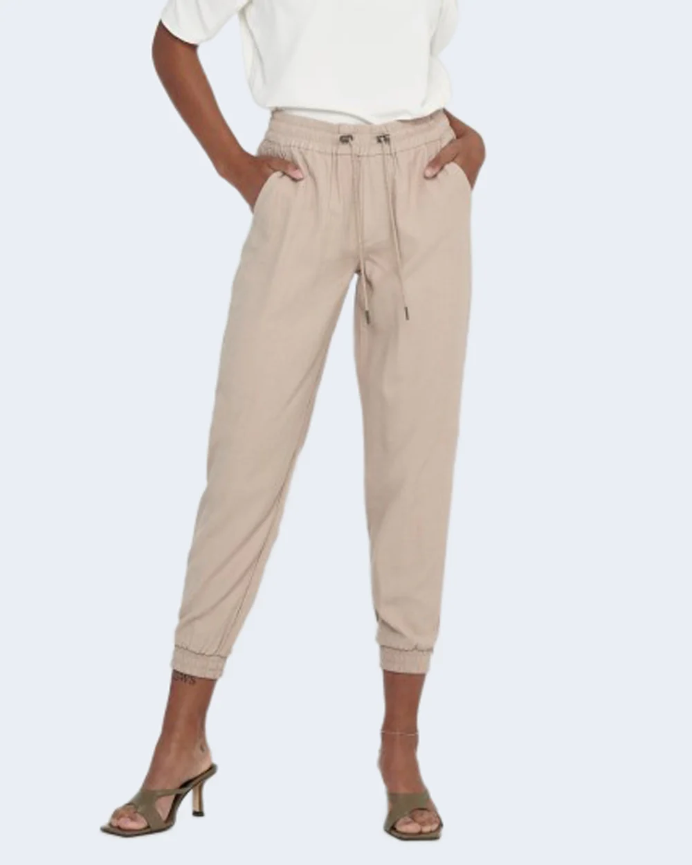 Pantaloni regular Only KELDA-EMERY MW PULL-UP PANTS PNT NOOS