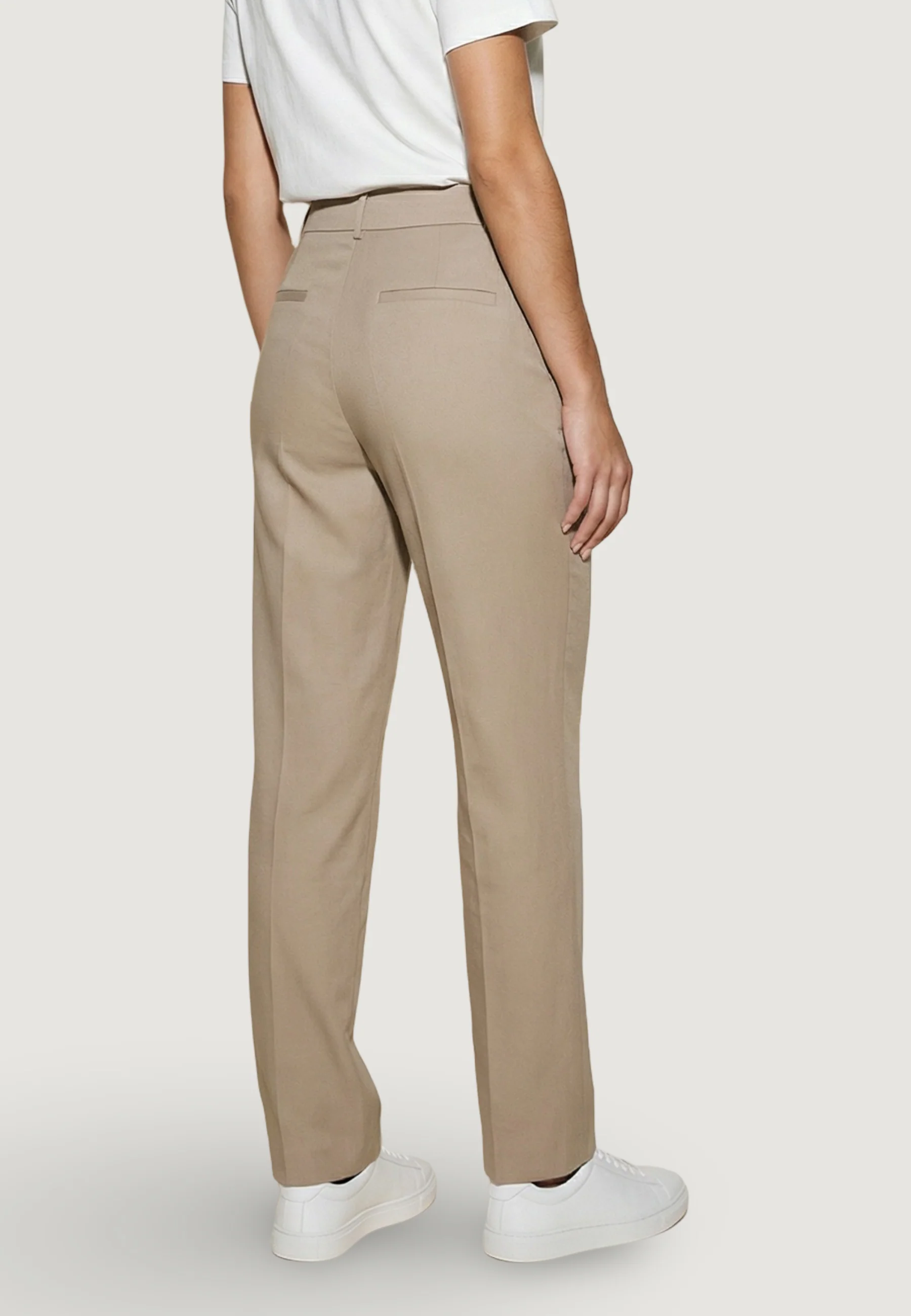 Pantaloni regular Only Onlaris Life Mw Straight Pants Wvn Cc - Image 2