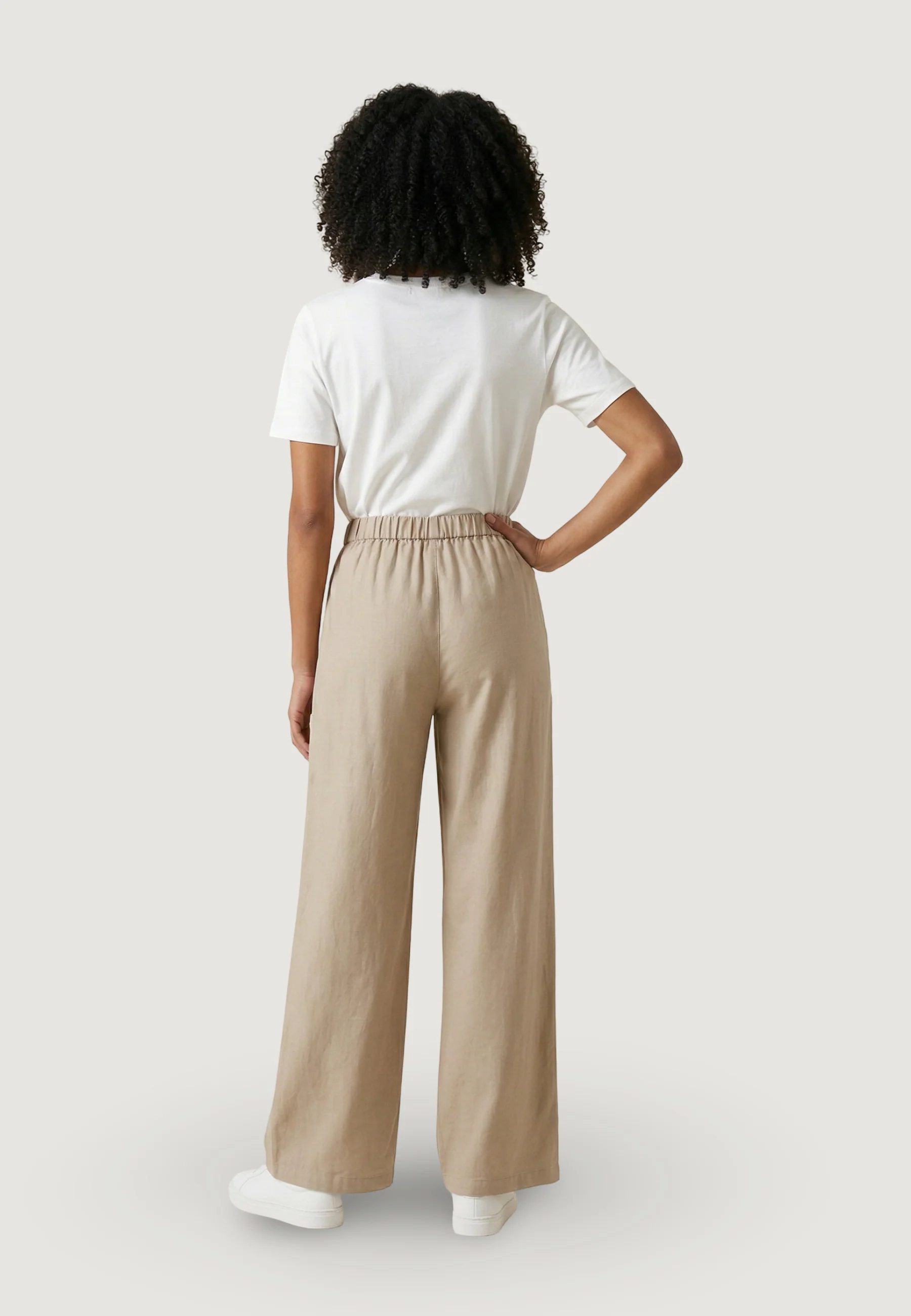 Pantaloni regular Only Onlaris Life Pullup Tie Pants Wvn Cc - Image 2