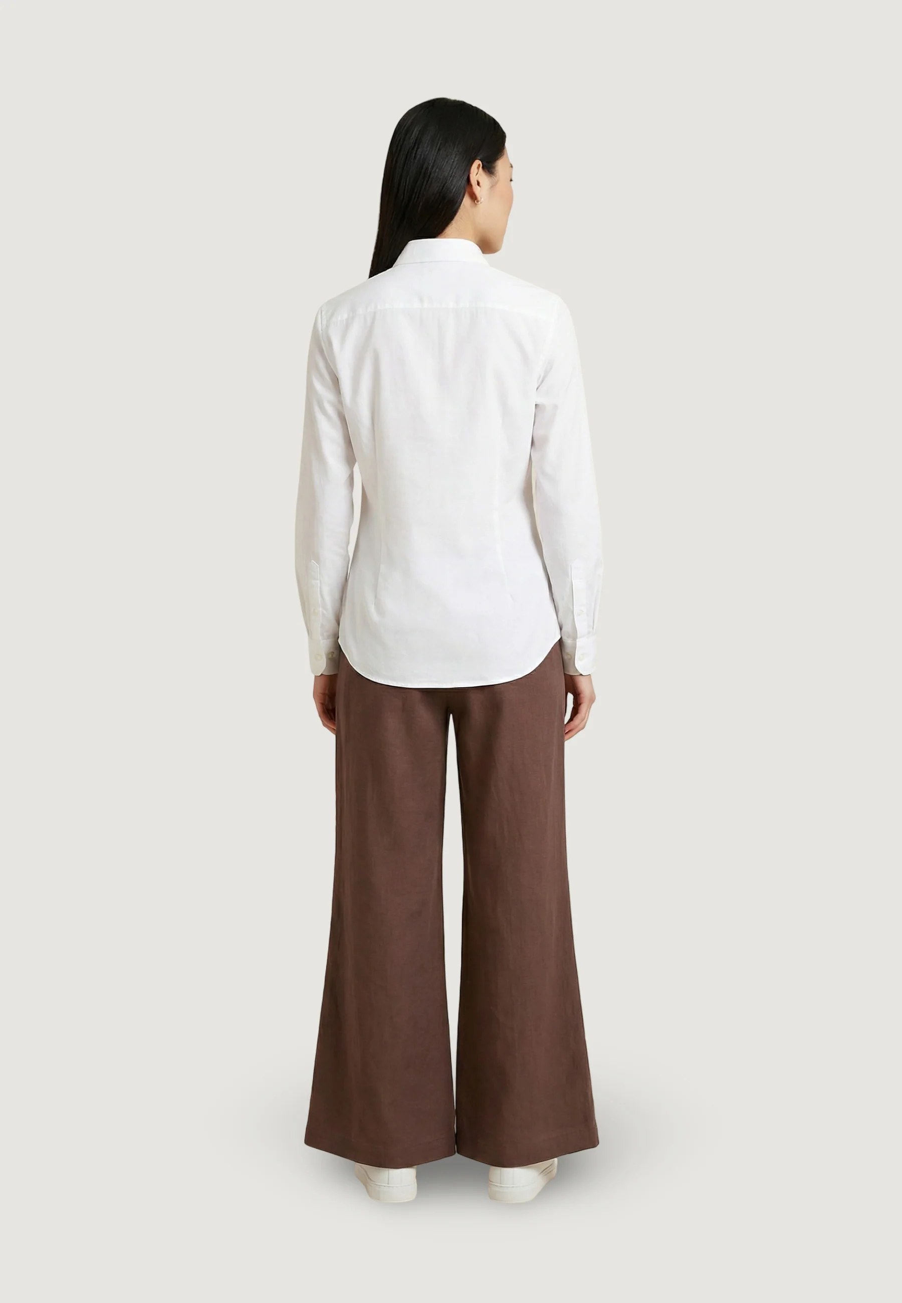 Pantaloni regular Only Onlita Mw Linen Look Wide Tlr - Image 3