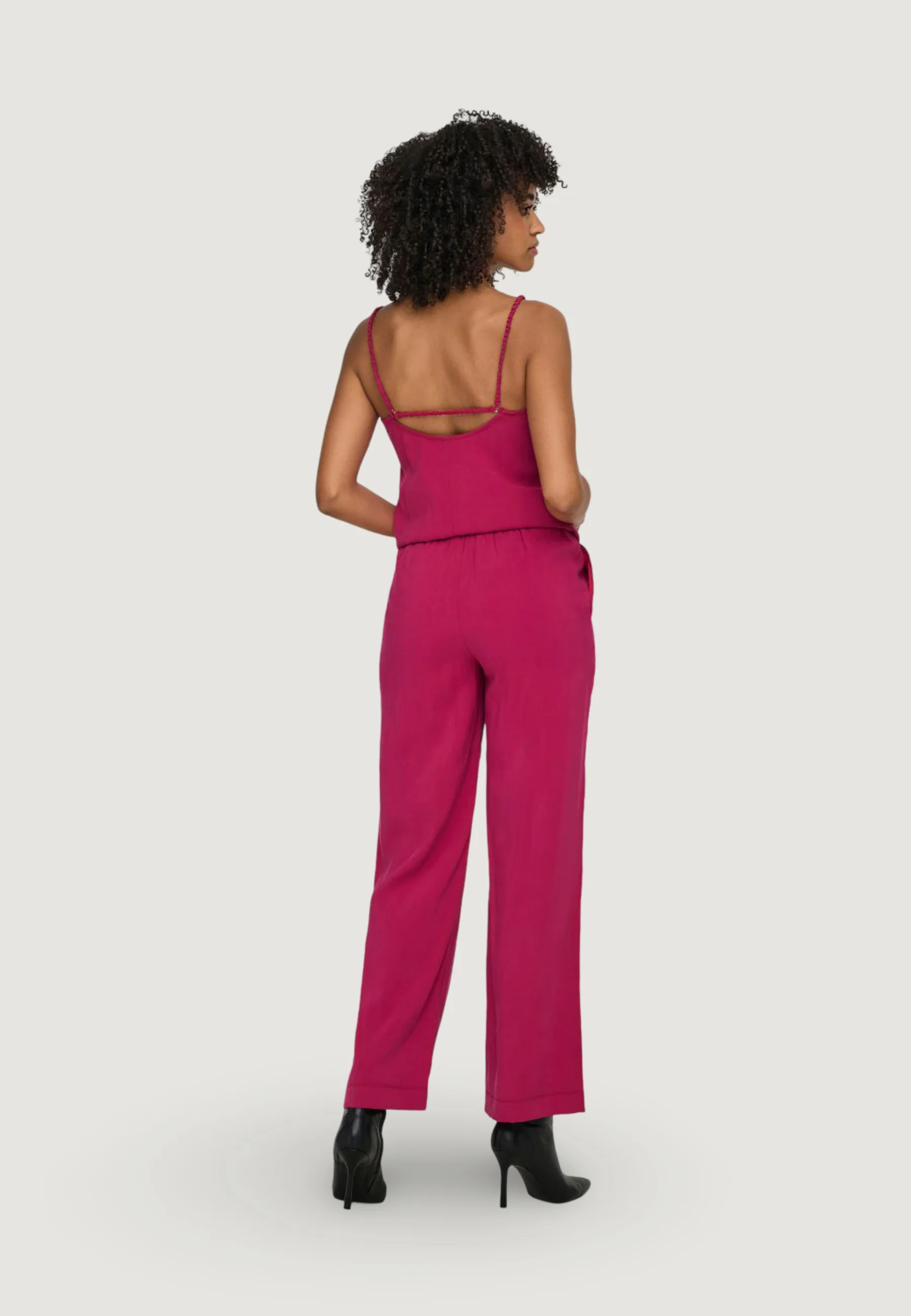 Pantaloni regular Only Onlmadeli Oaklyn Long Pull Up Wvn - Image 4