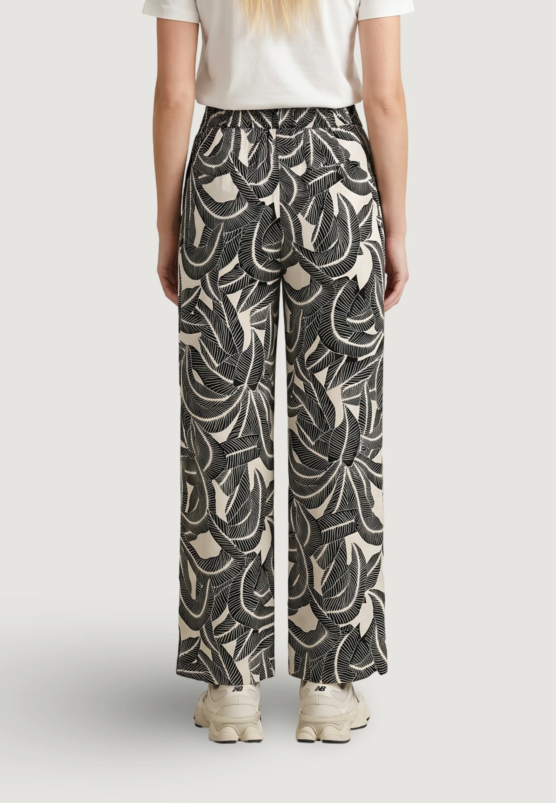 Pantaloni regular Only ONLNOVA LIFE VIS PALAZZO PANT WVN - Image 2