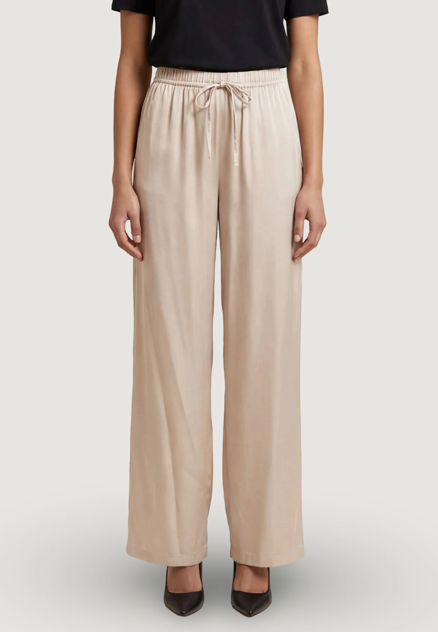 Pantaloni regular Only Onlzora Mika Loose Pull Up Wvn