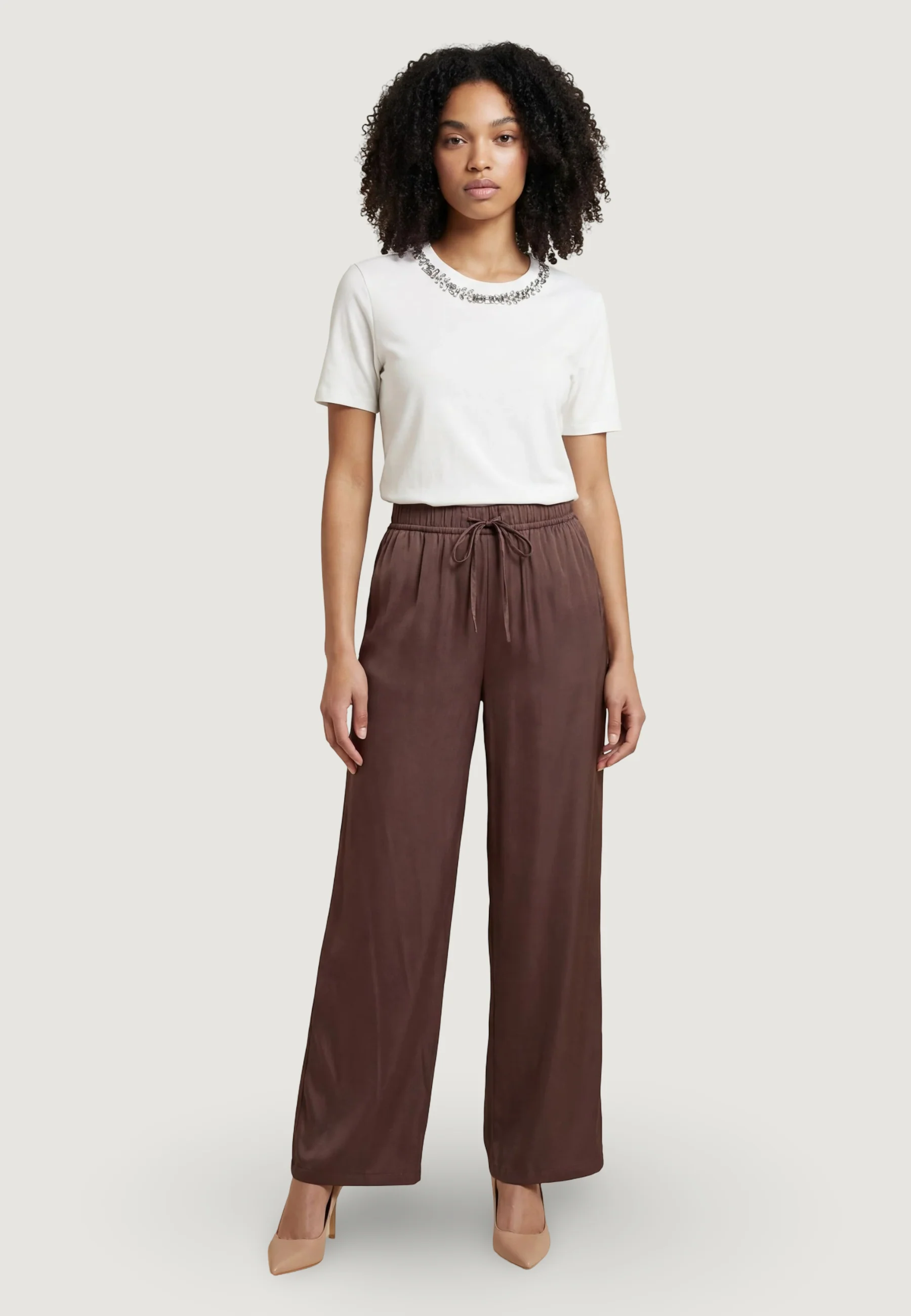 Pantaloni regular Only Onlzora Mika Loose Pull Up Wvn - Image 5