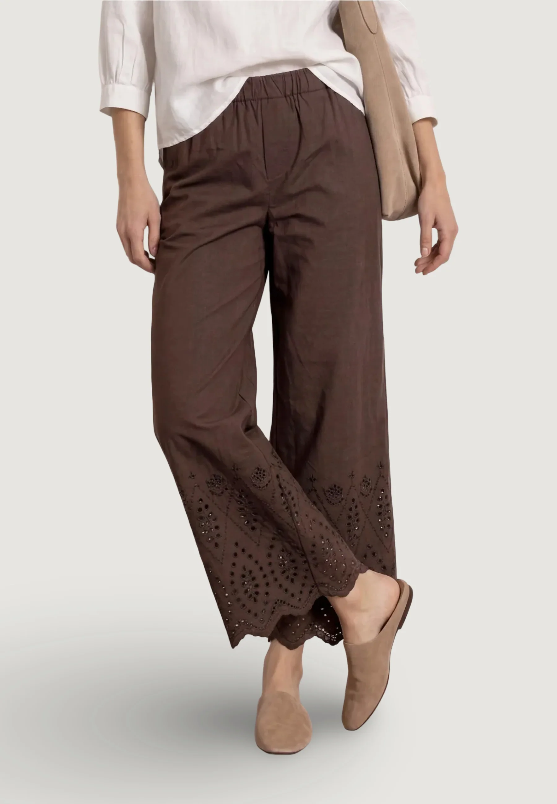 Pantaloni regular Street One SOL_Shiffley Paperbag Wide Leg