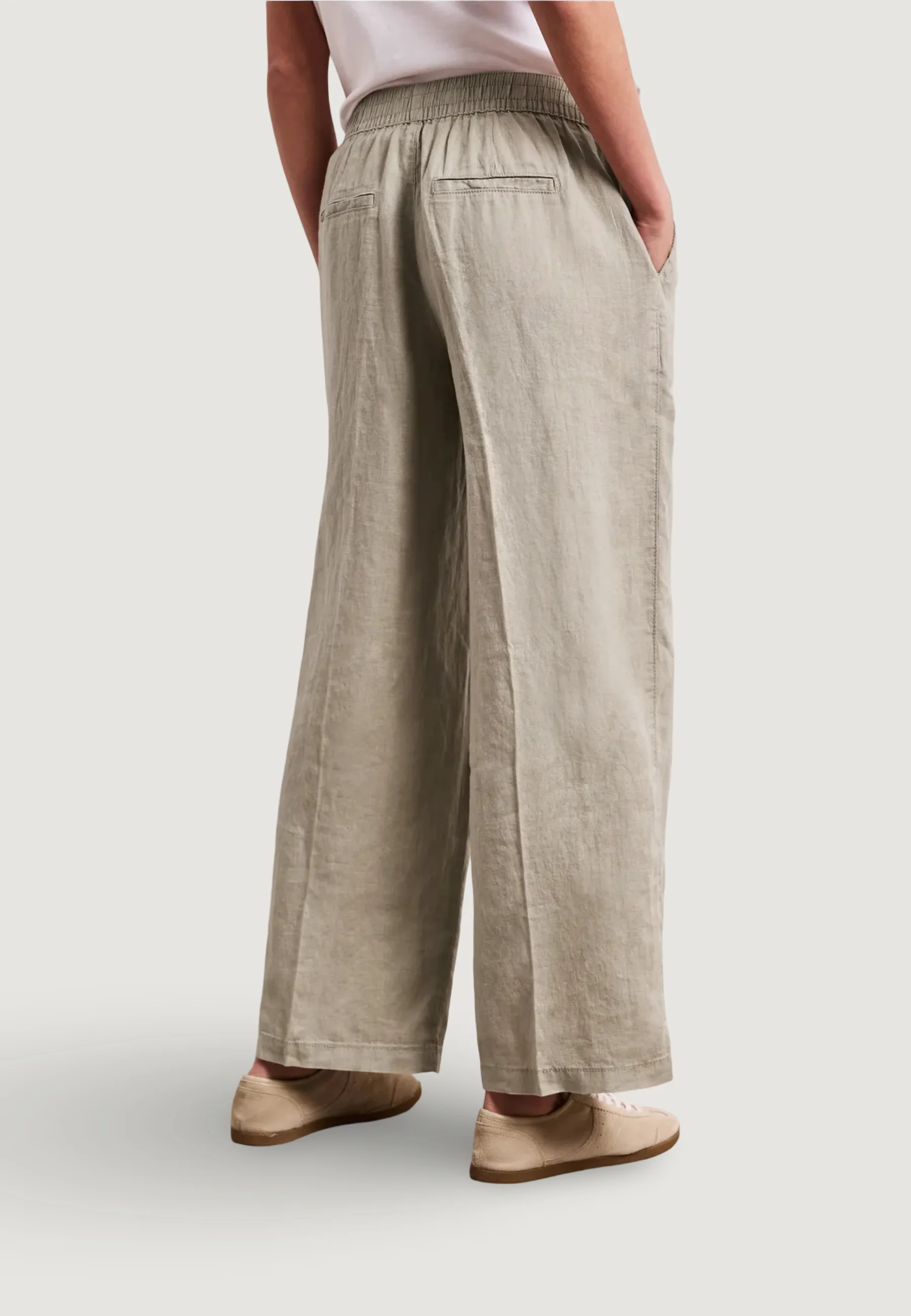Pantaloni regular Street One SOL_Wide Leg Buttons HW - Image 2