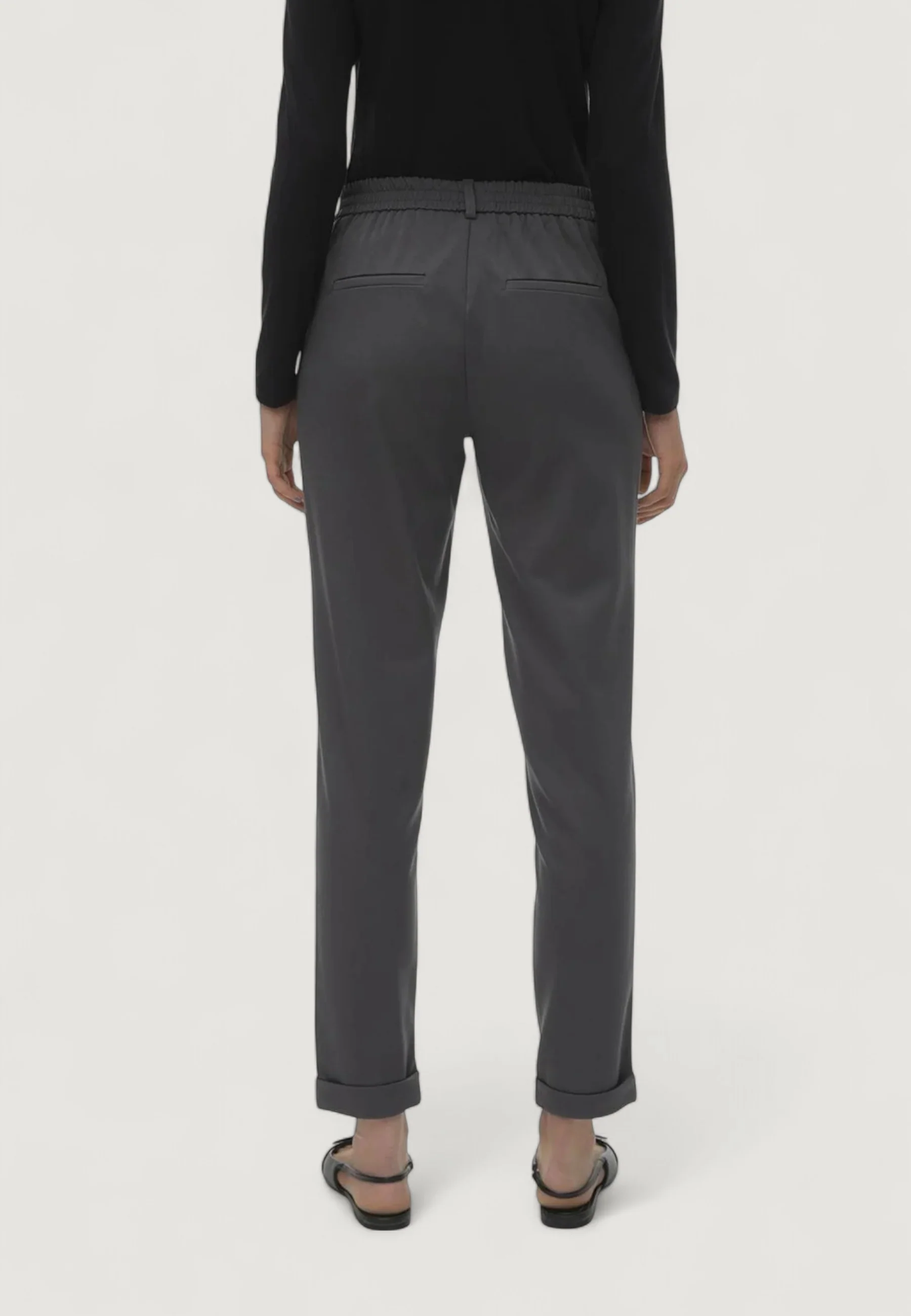 Pantaloni regular Vero Moda VMMAYA MW LOOSE SOLID PANT NOOS - Image 3