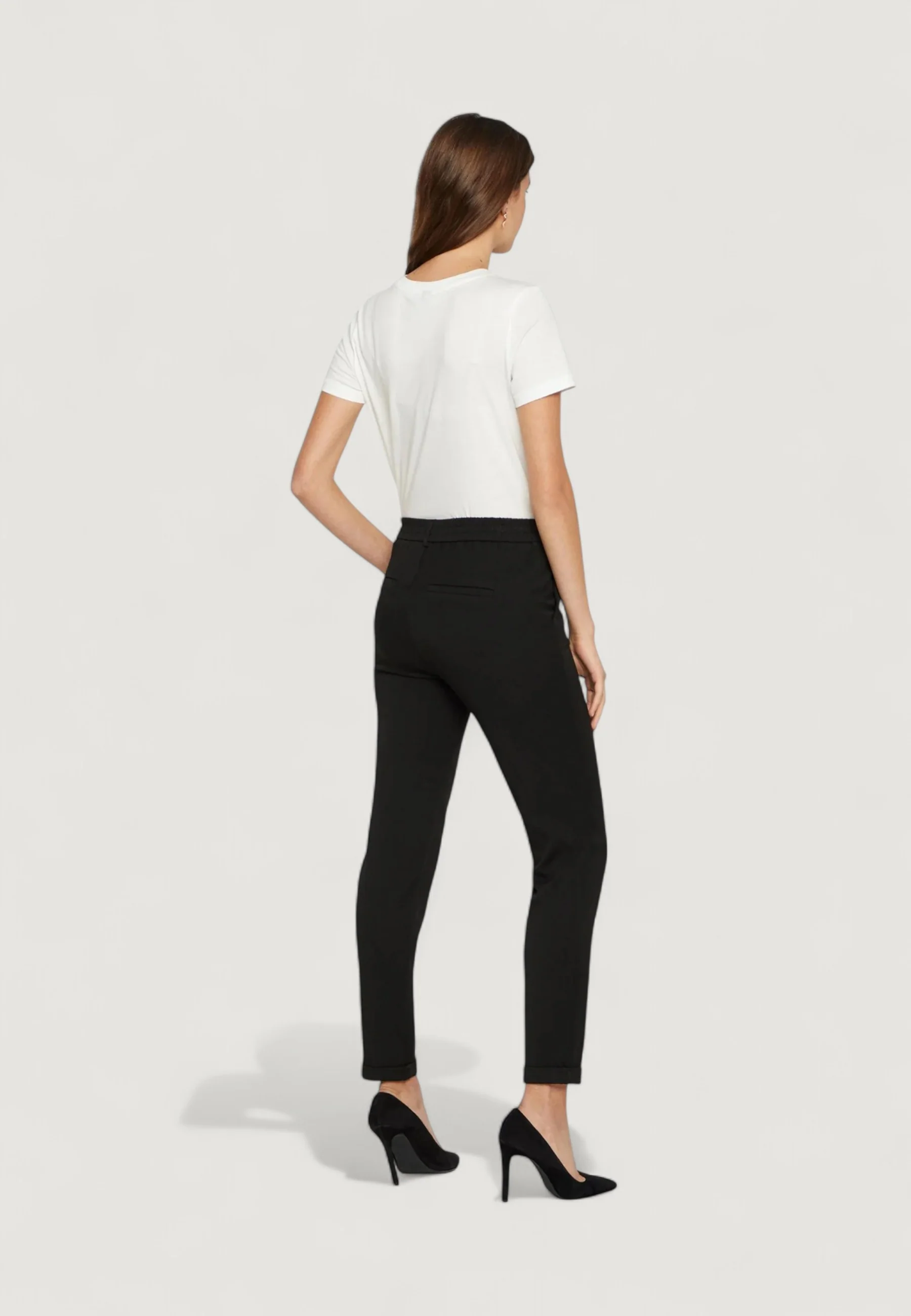 Pantaloni regular Vero Moda VMMAYA MW LOOSE SOLID PANT NOOS - Image 3