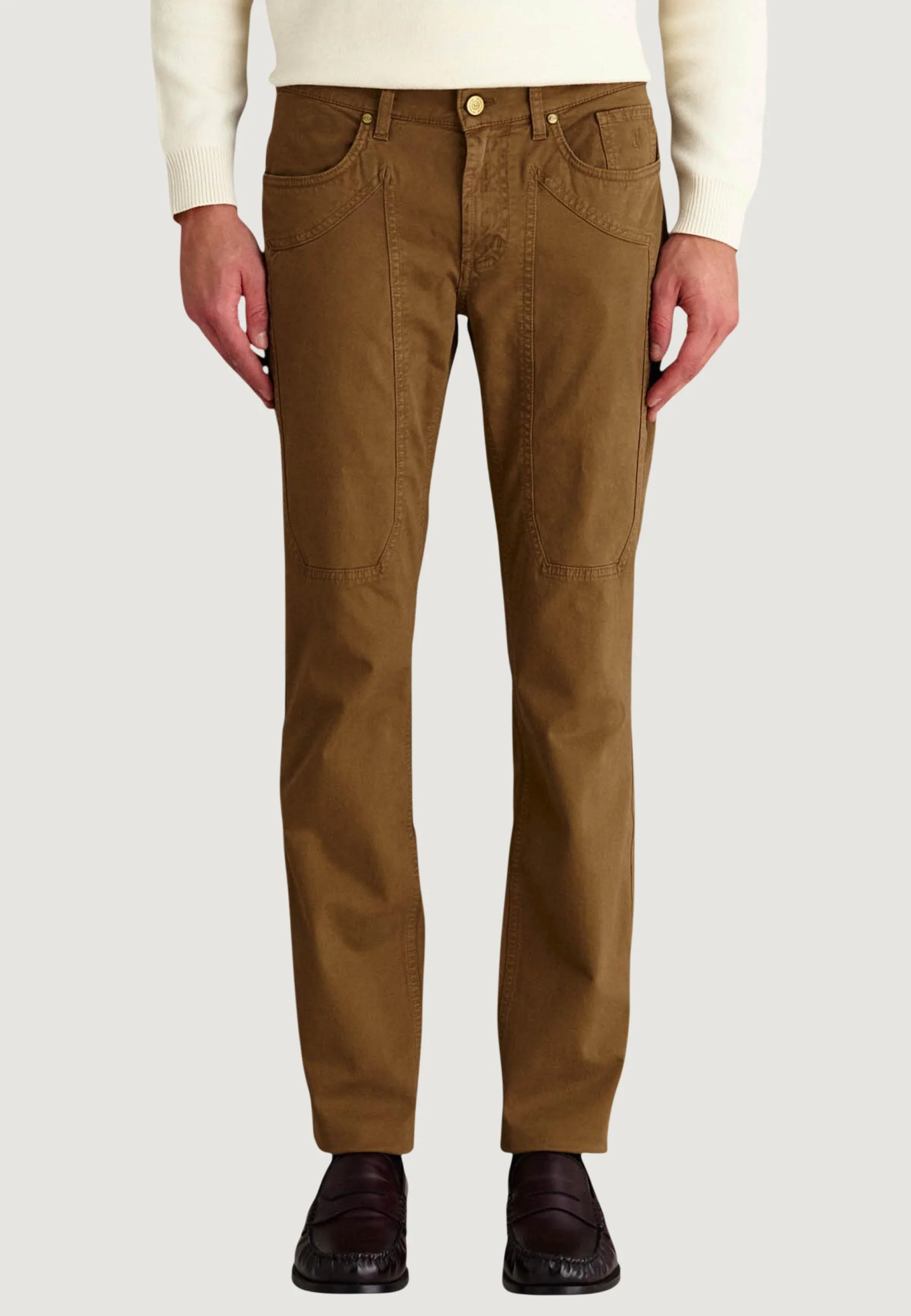 Pantaloni slim Jeckerson JOHN 5 TASCHE TOPPA