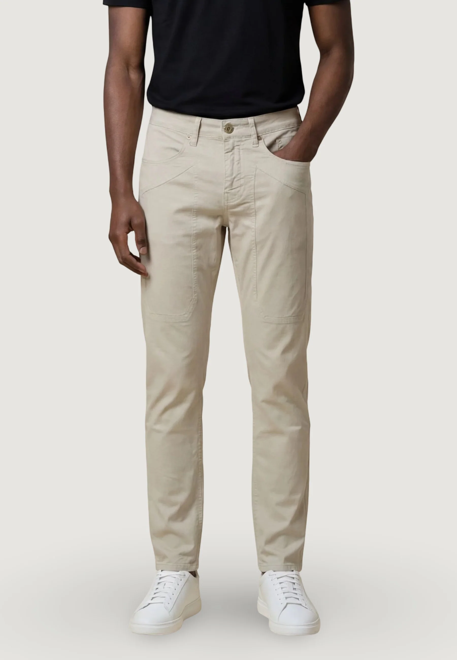 Pantaloni slim Jeckerson JOHN 5 TASCHE TOPPA
