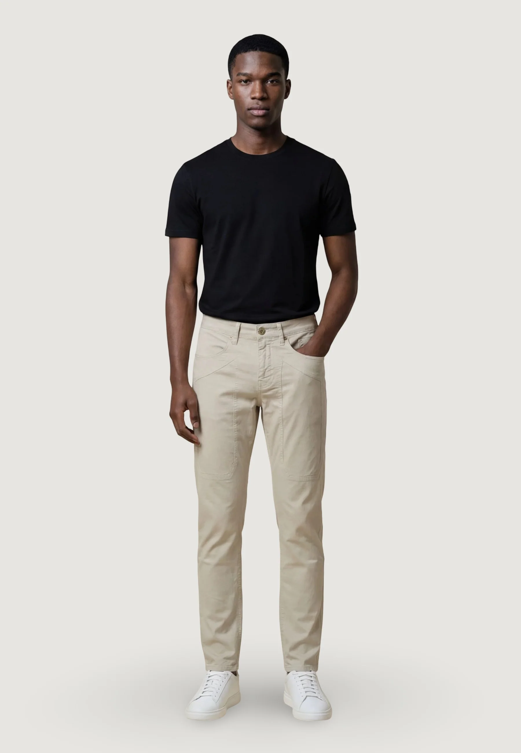 Pantaloni slim Jeckerson JOHN 5 TASCHE TOPPA - Image 5