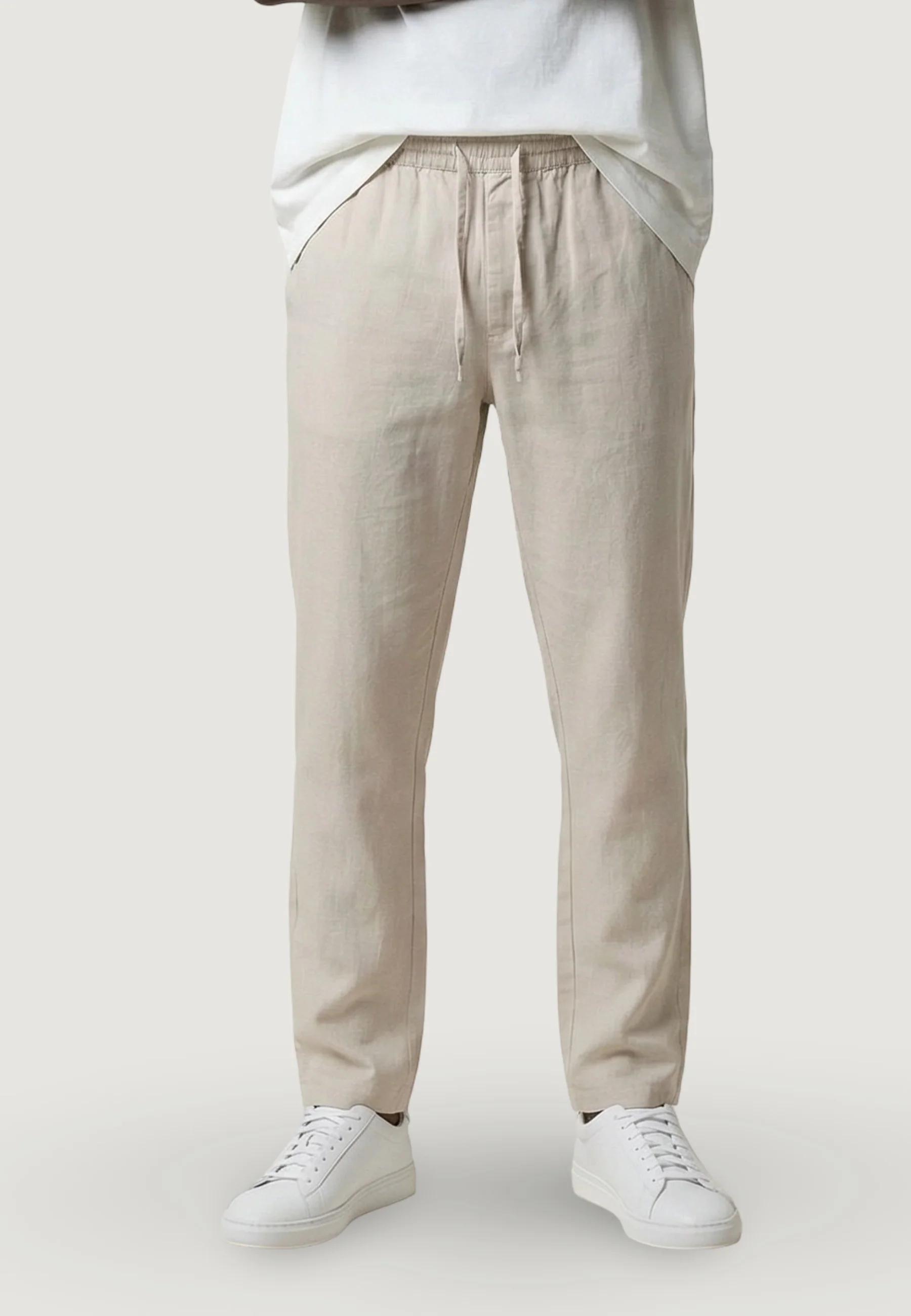 Pantaloni tapered Only & Sons Onsreid Linus Tapered 0571 Slub Pant - Image 2