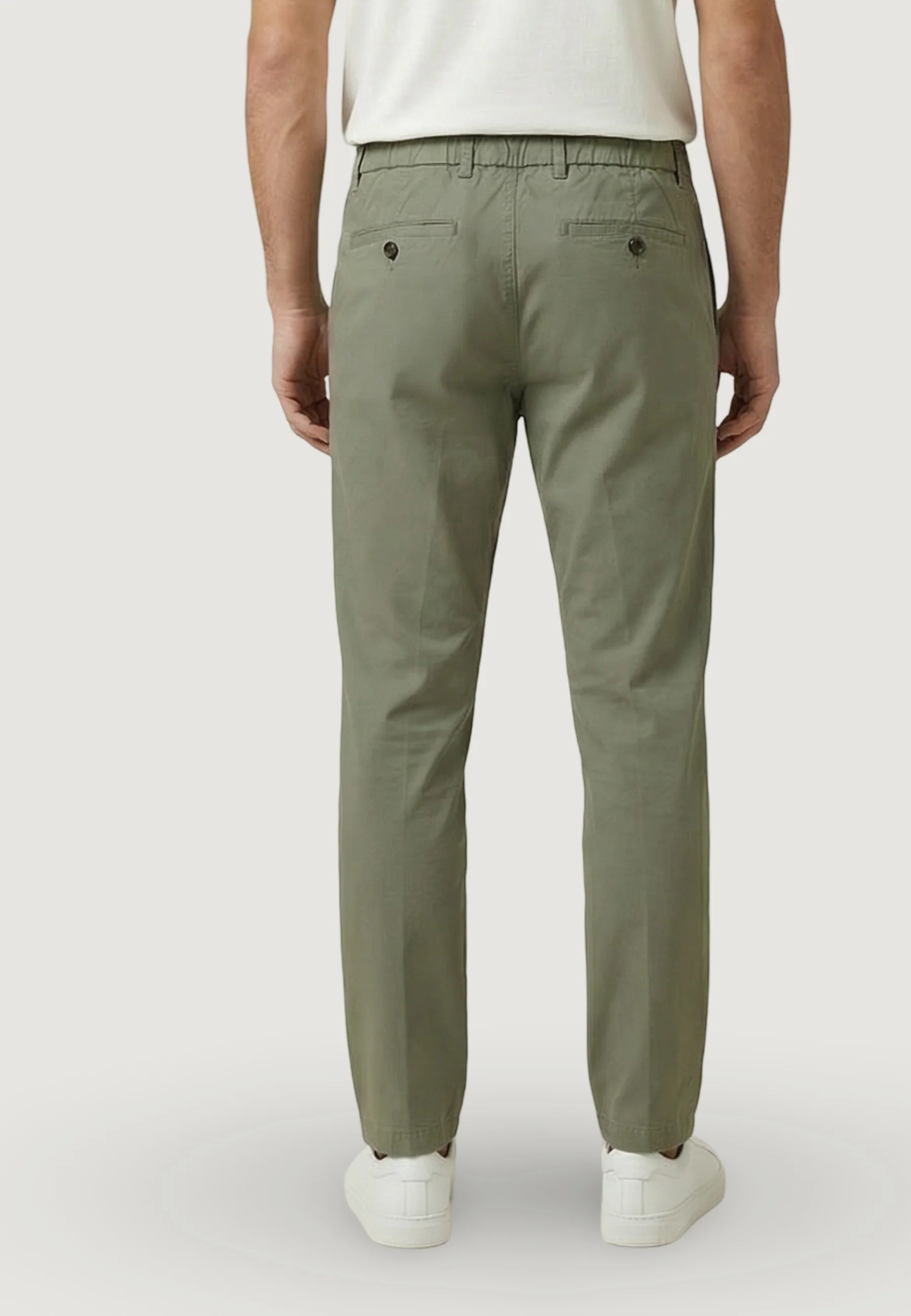 Pantaloni regular / comfort YOS PANTALONE REGULAR POPELINE - Image 4