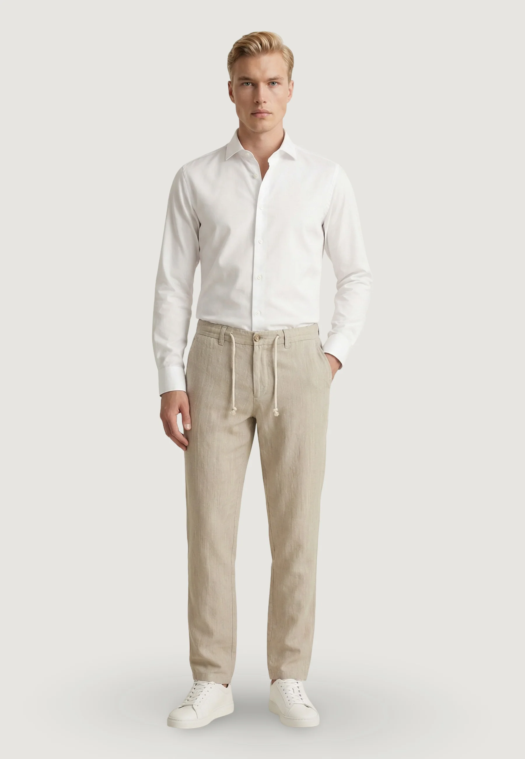 Pantaloni regular / comfort YOS PT000622 - Image 2