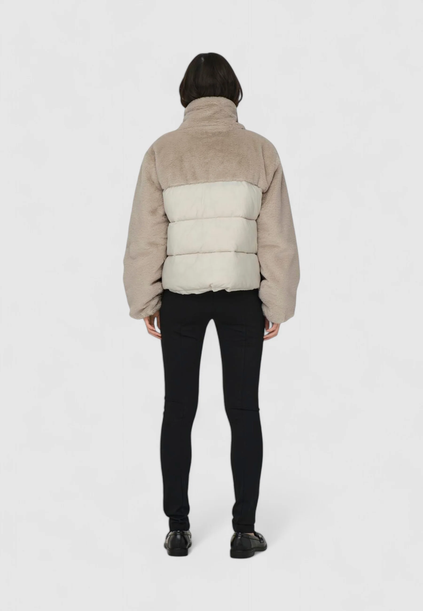 Piumino Only ONLWANJA FUR PUFFER MIX JACKET NOOS OT - Image 4
