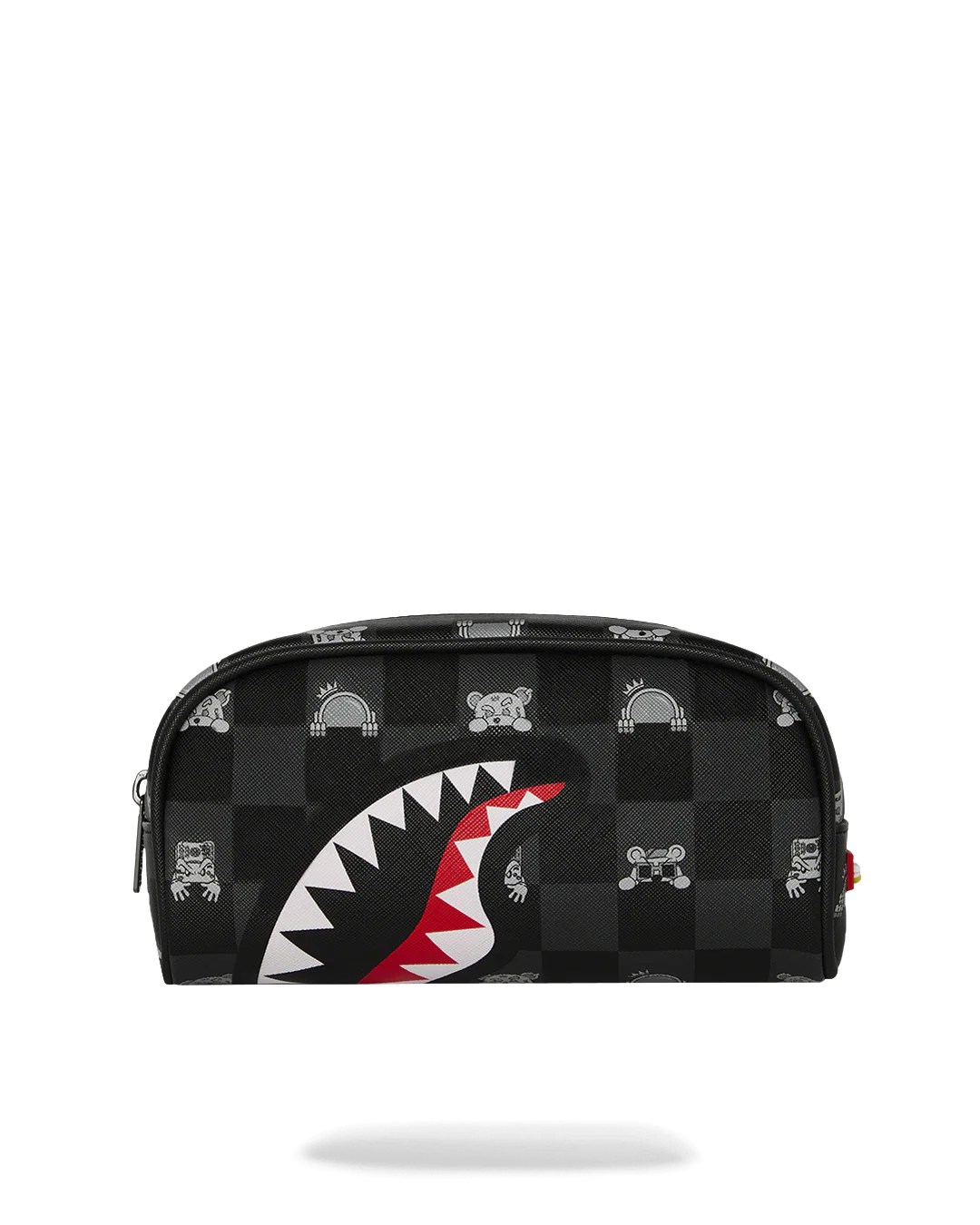 Pochette e beauty Sprayground GRAY PEEKING CHARACTER CHECK PENCIL POUCH - Image 2