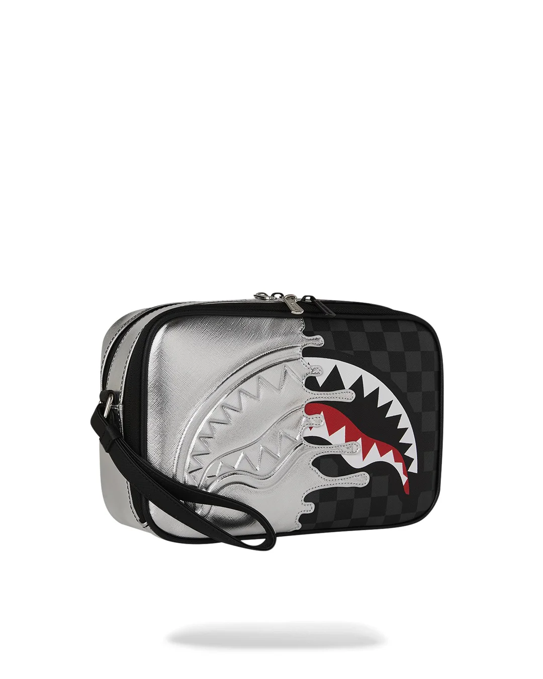 Pochette e beauty Sprayground SILVER SIDE DRIP BLACK CHECK BRICK TOILETRY - Image 2