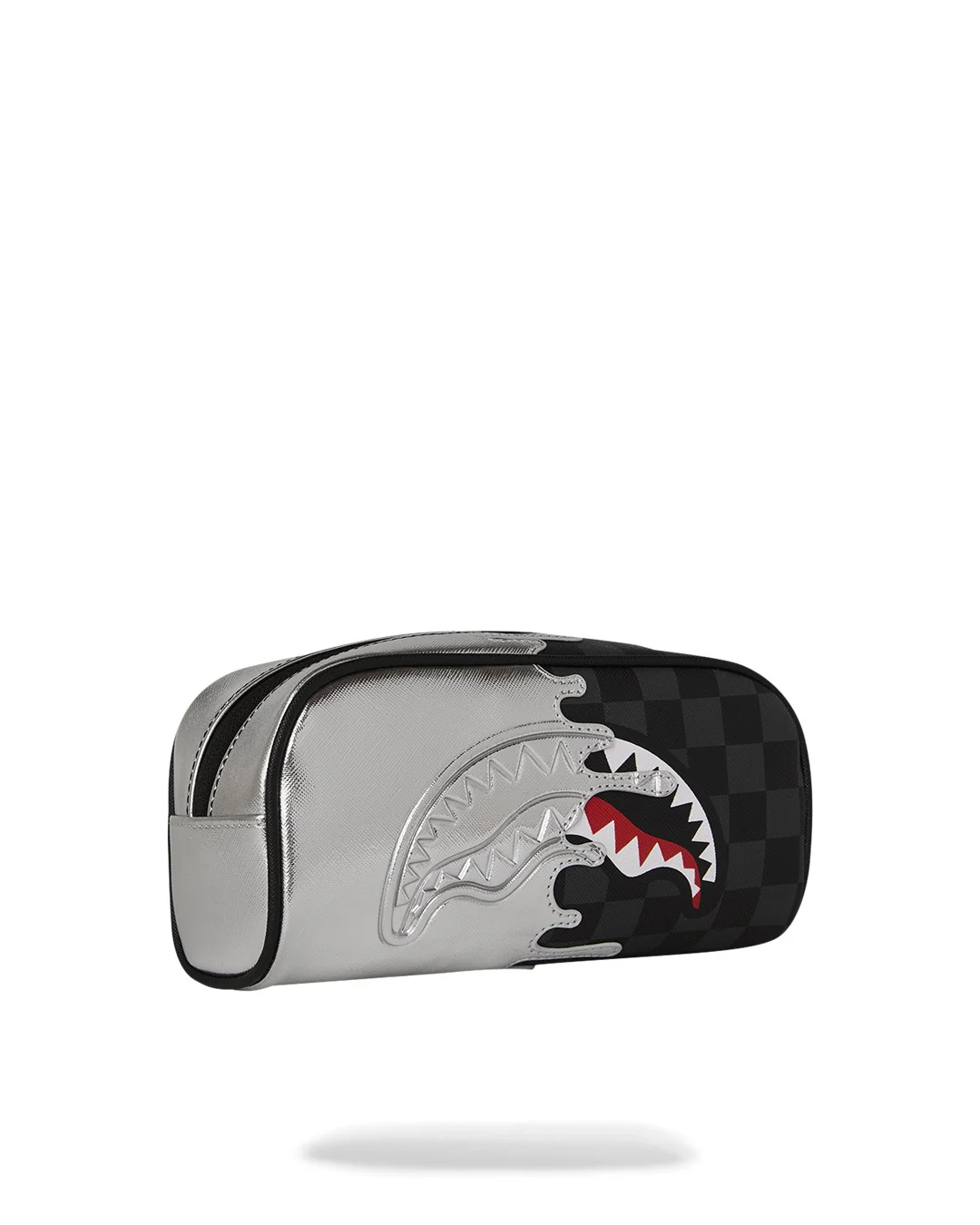Pochette e beauty Sprayground SILVER SIDE DRIP BLACK CHECK PENCIL POUCH - Image 2