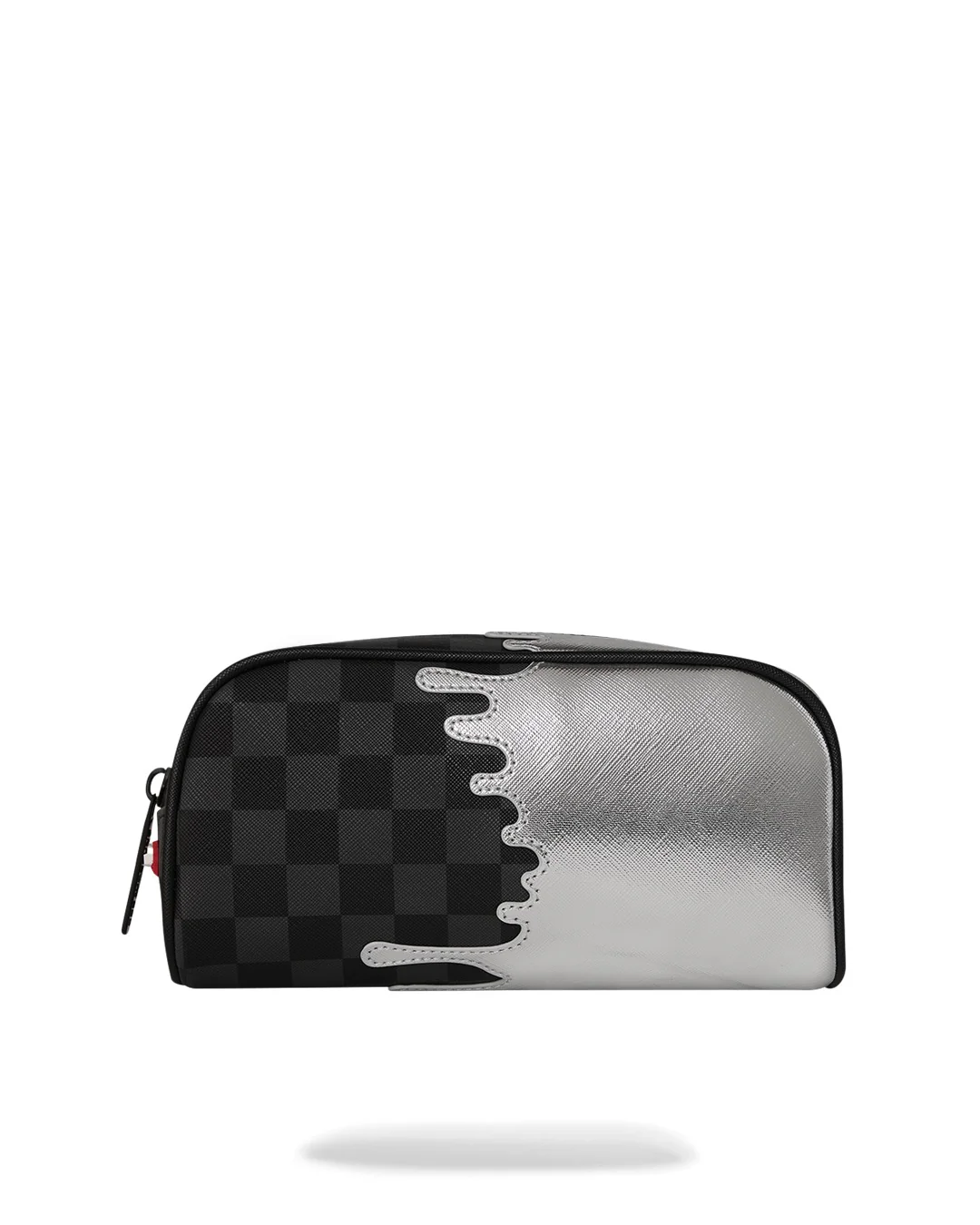 Pochette e beauty Sprayground SILVER SIDE DRIP BLACK CHECK PENCIL POUCH - Image 4