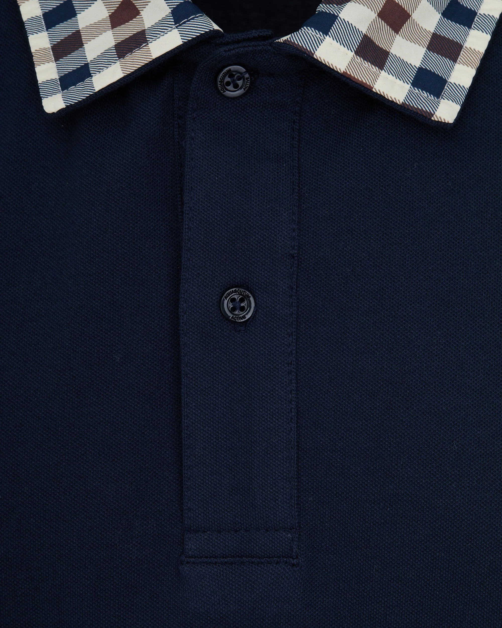 Polo manica corta Aquascutum Active CLUB CHECK COLLAR POLO - Image 3