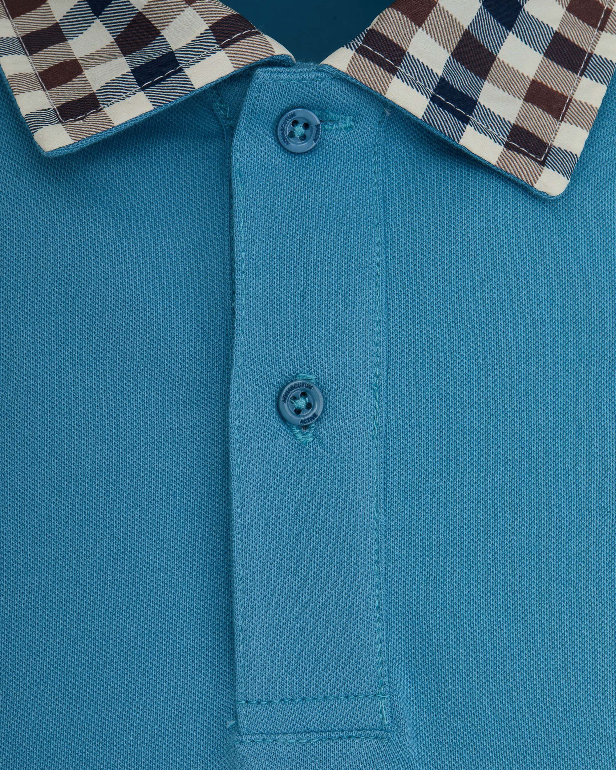 Polo manica corta Aquascutum Active CLUB CHECK COLLAR POLO - Image 3