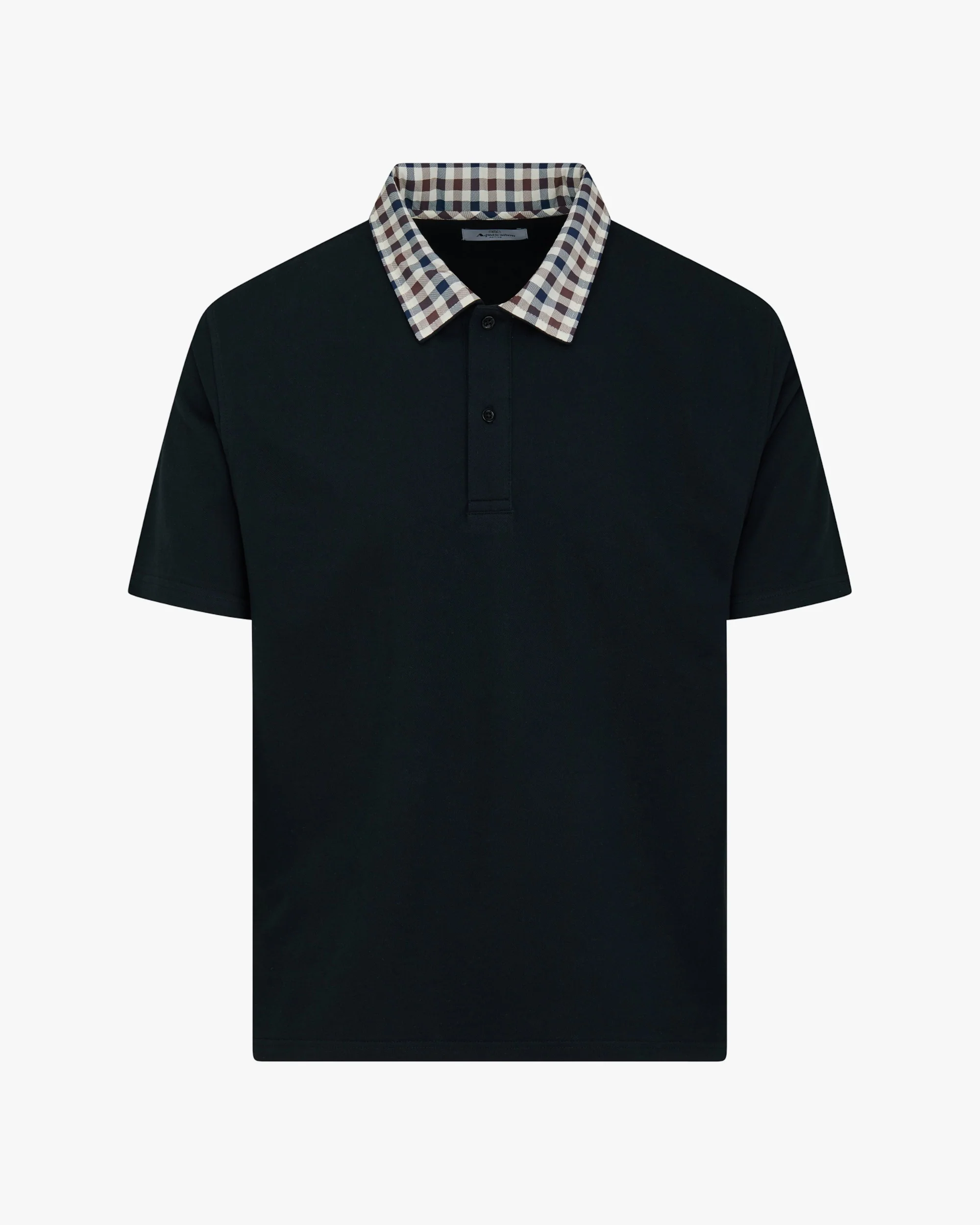 Polo manica corta Aquascutum Active CLUB CHECK COLLAR POLO