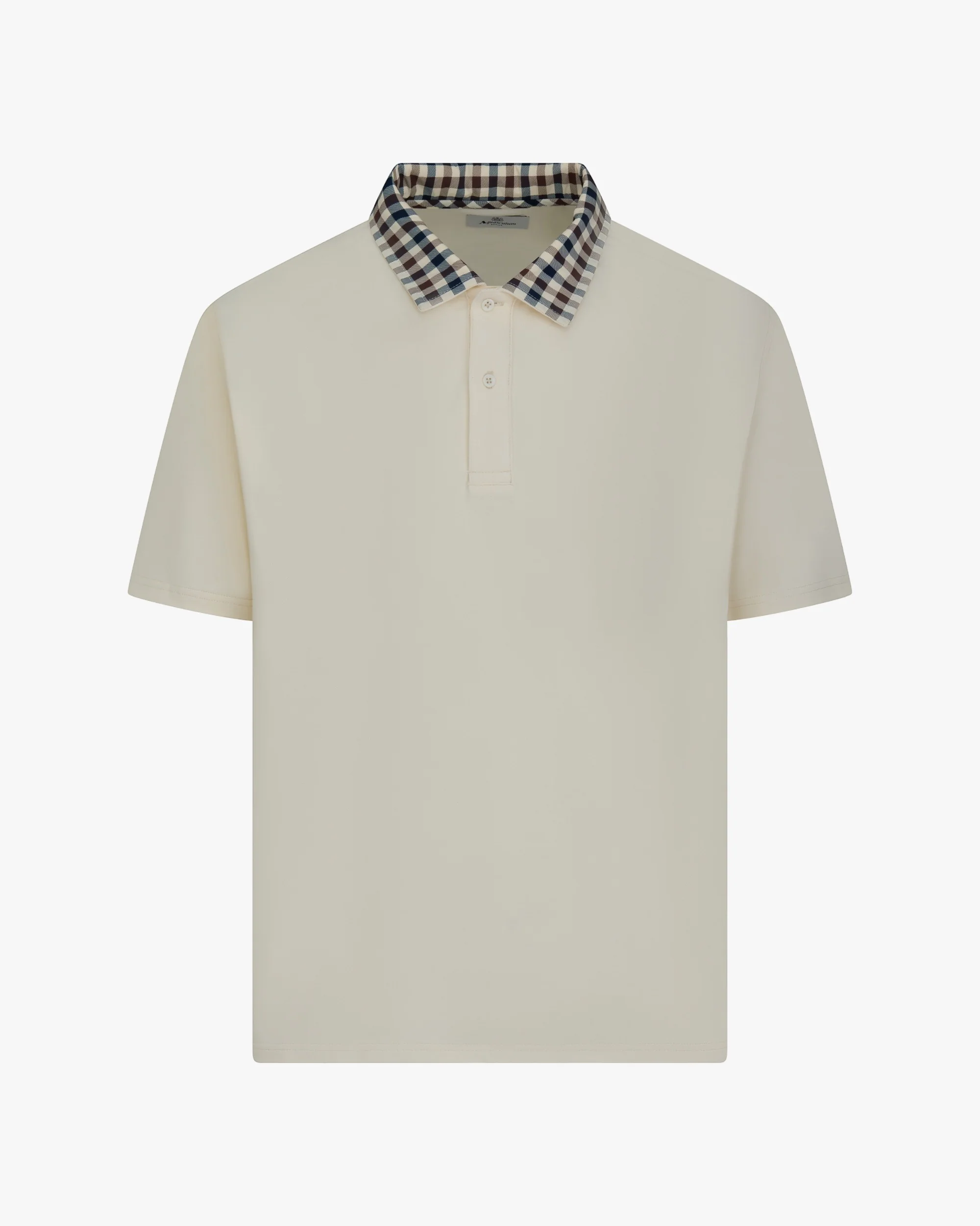 Polo manica corta Aquascutum Active CLUB CHECK COLLAR POLO