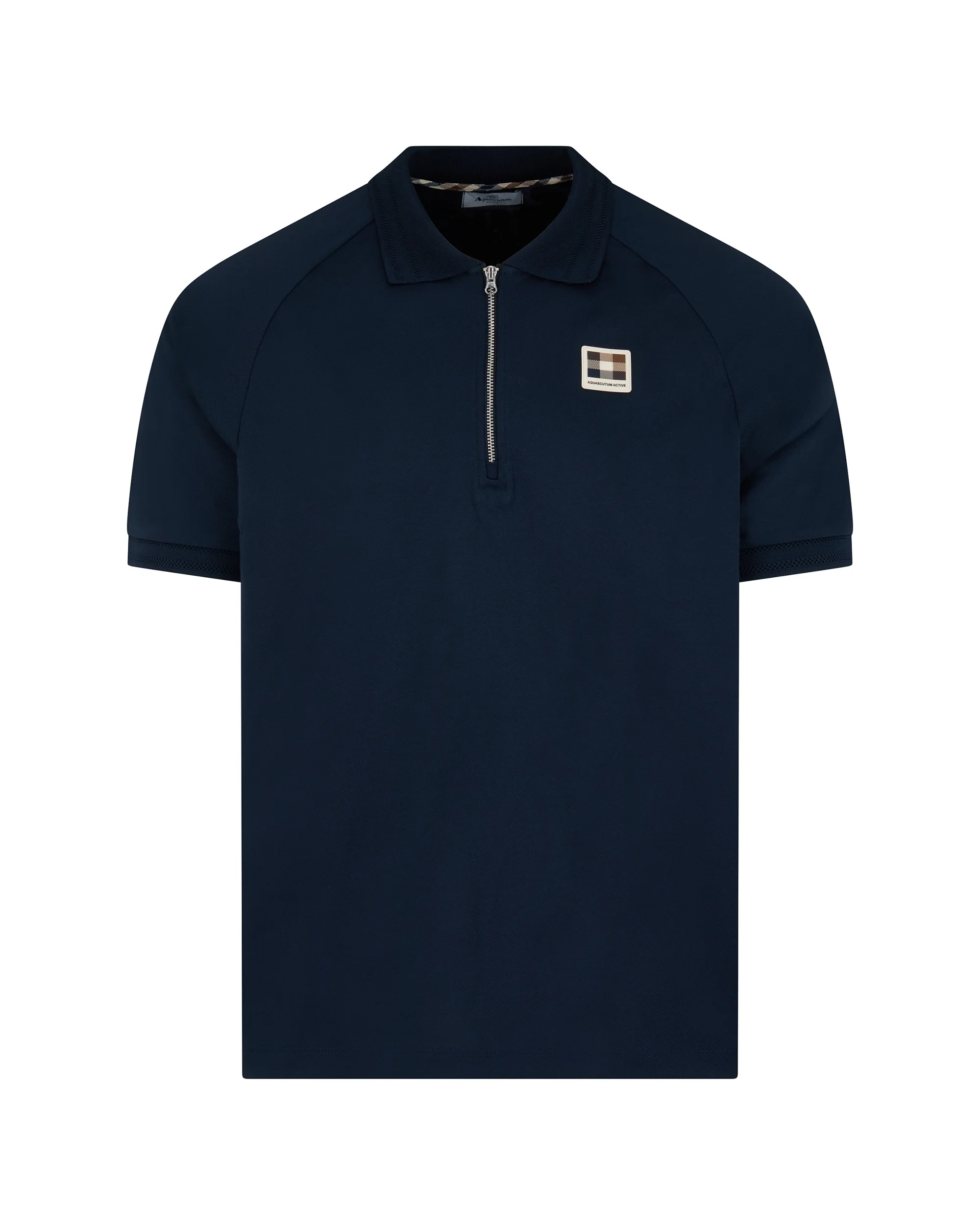 Polo manica corta Aquascutum Active POLY PIQUET BADGE POLO