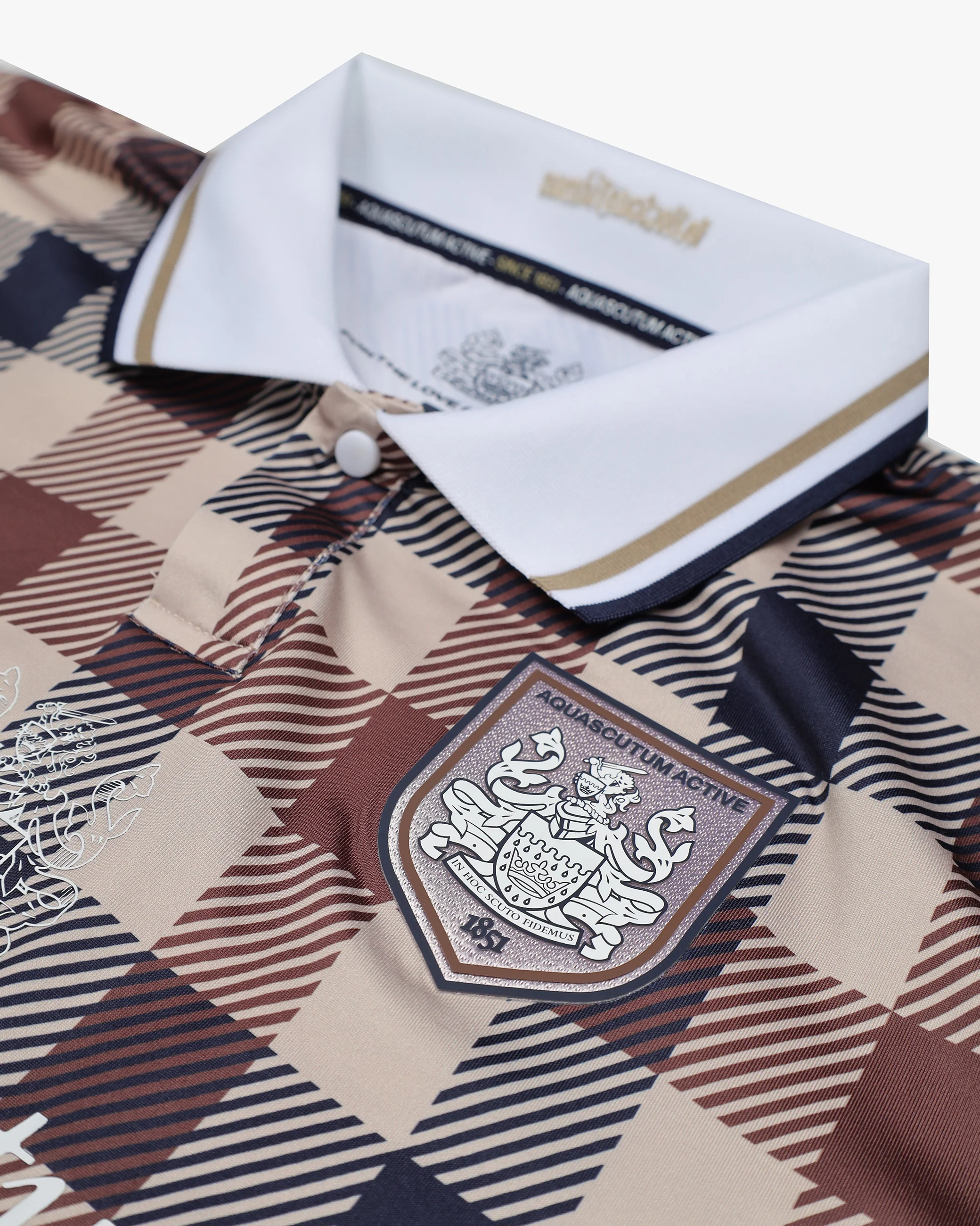 Polo manica corta Aquascutum Active SINCE 1851 THIRD FC MACRO CLUB CHECK - Image 3