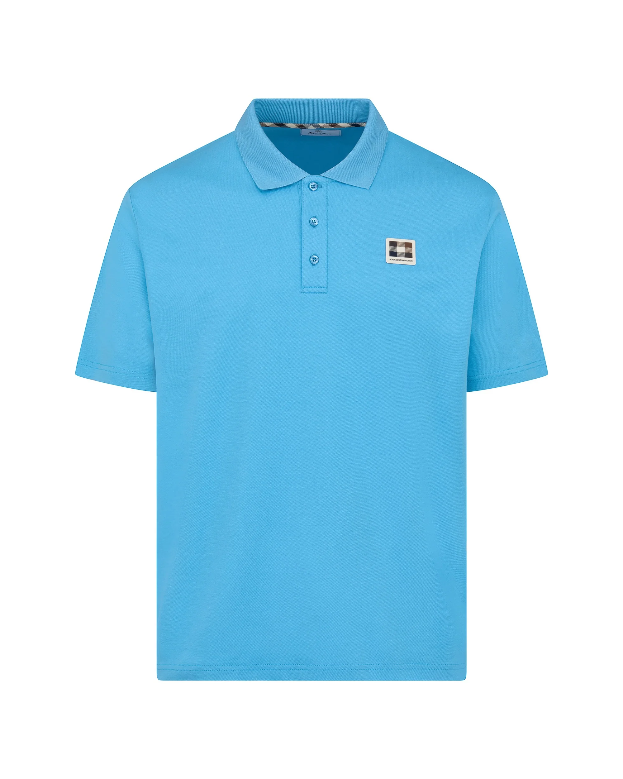 Polo manica corta Aquascutum Active STRETCH PIQUET BADGE POLO