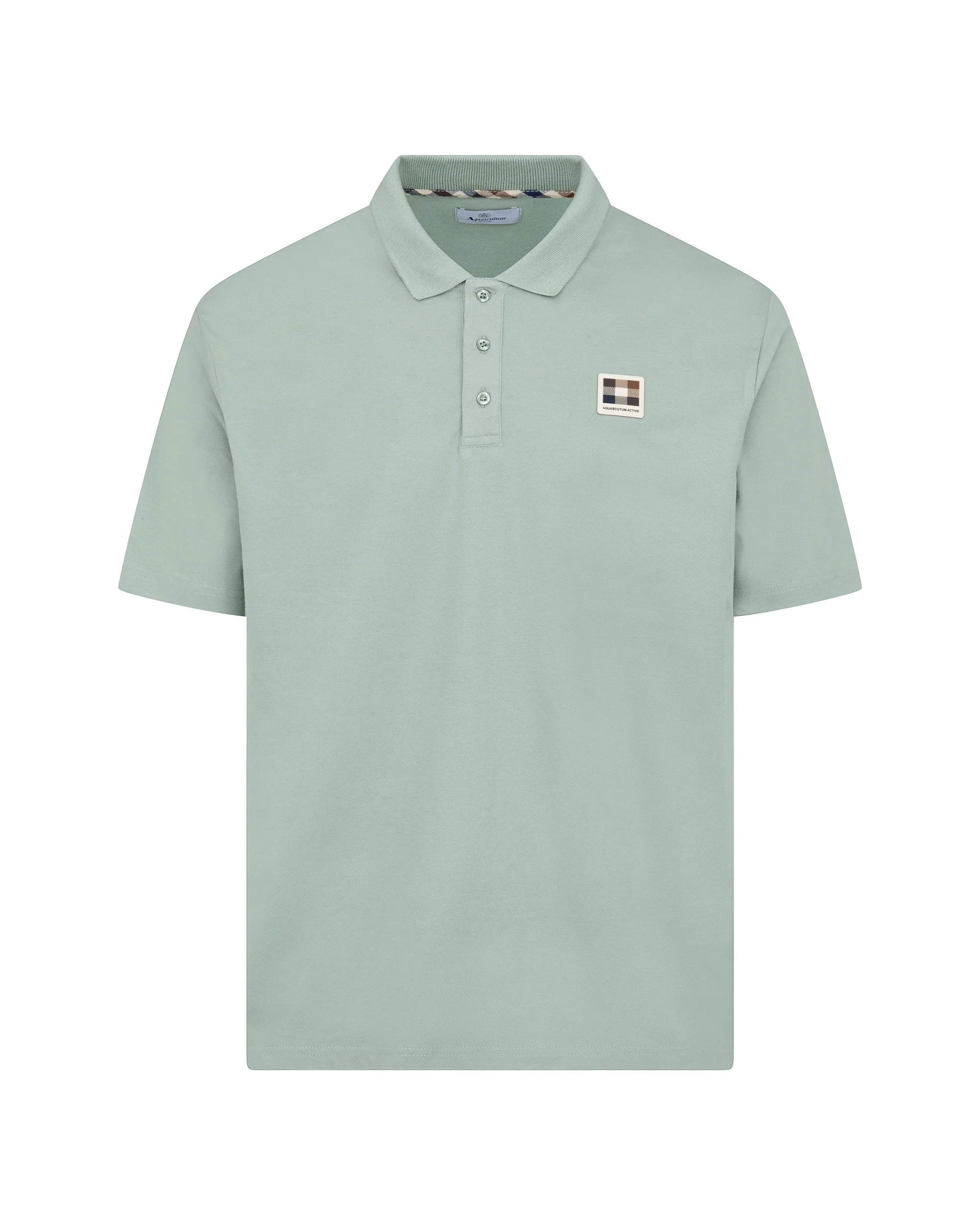Polo manica corta Aquascutum Active STRETCH PIQUET BADGE POLO