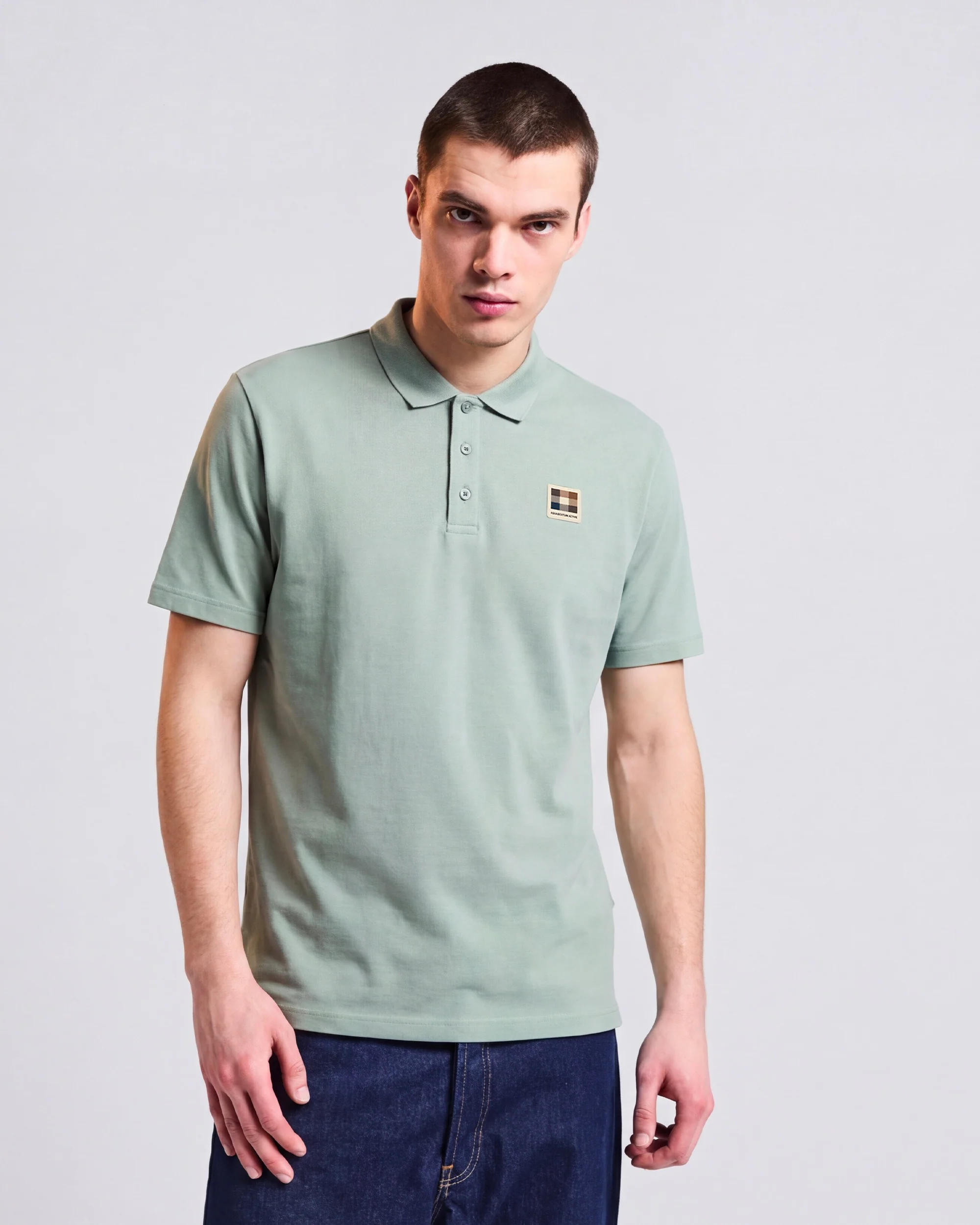 Polo manica corta Aquascutum Active STRETCH PIQUET BADGE POLO - Image 3