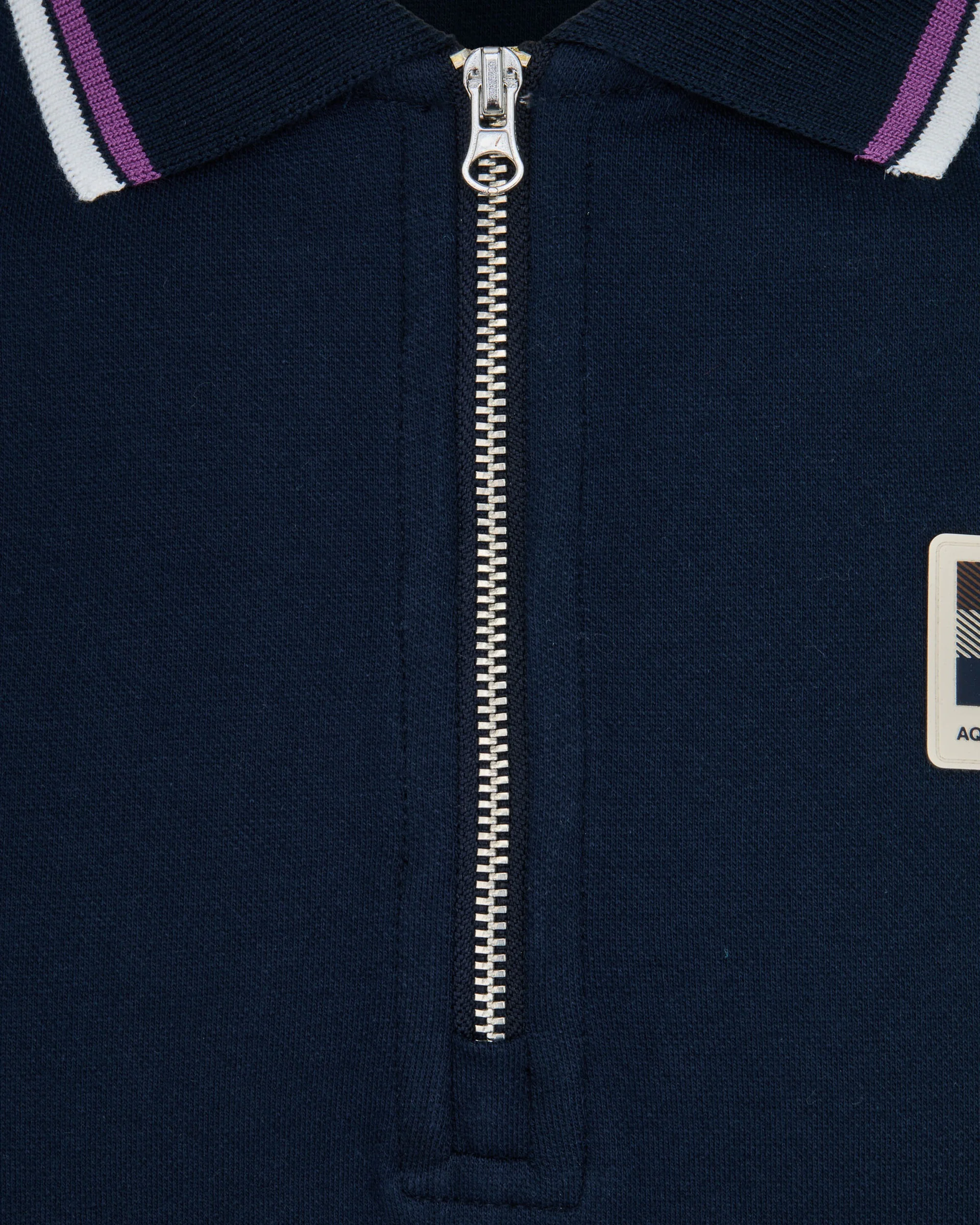 Polo manica corta Aquascutum Active STRETCH PIQUET HALF ZIP POLO - Image 3