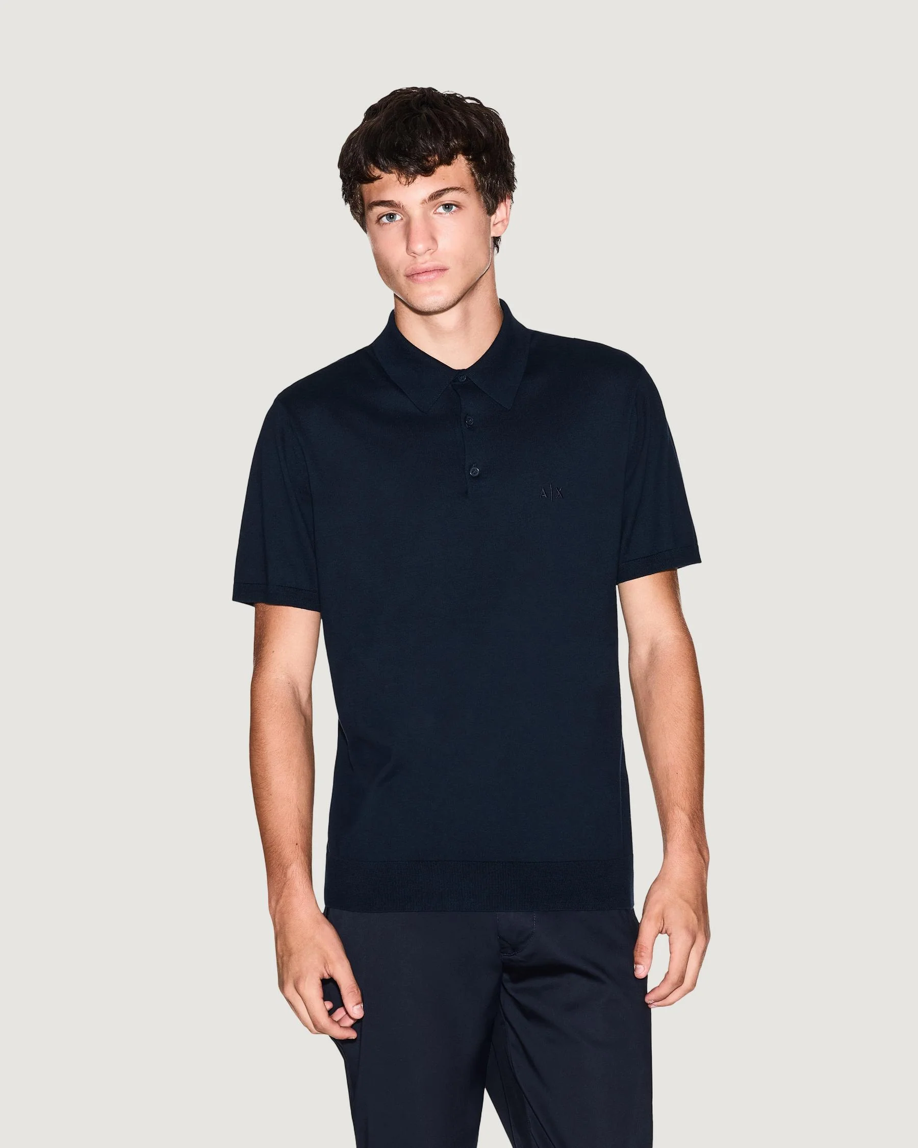 Polo manica corta Armani Exchange KNIT