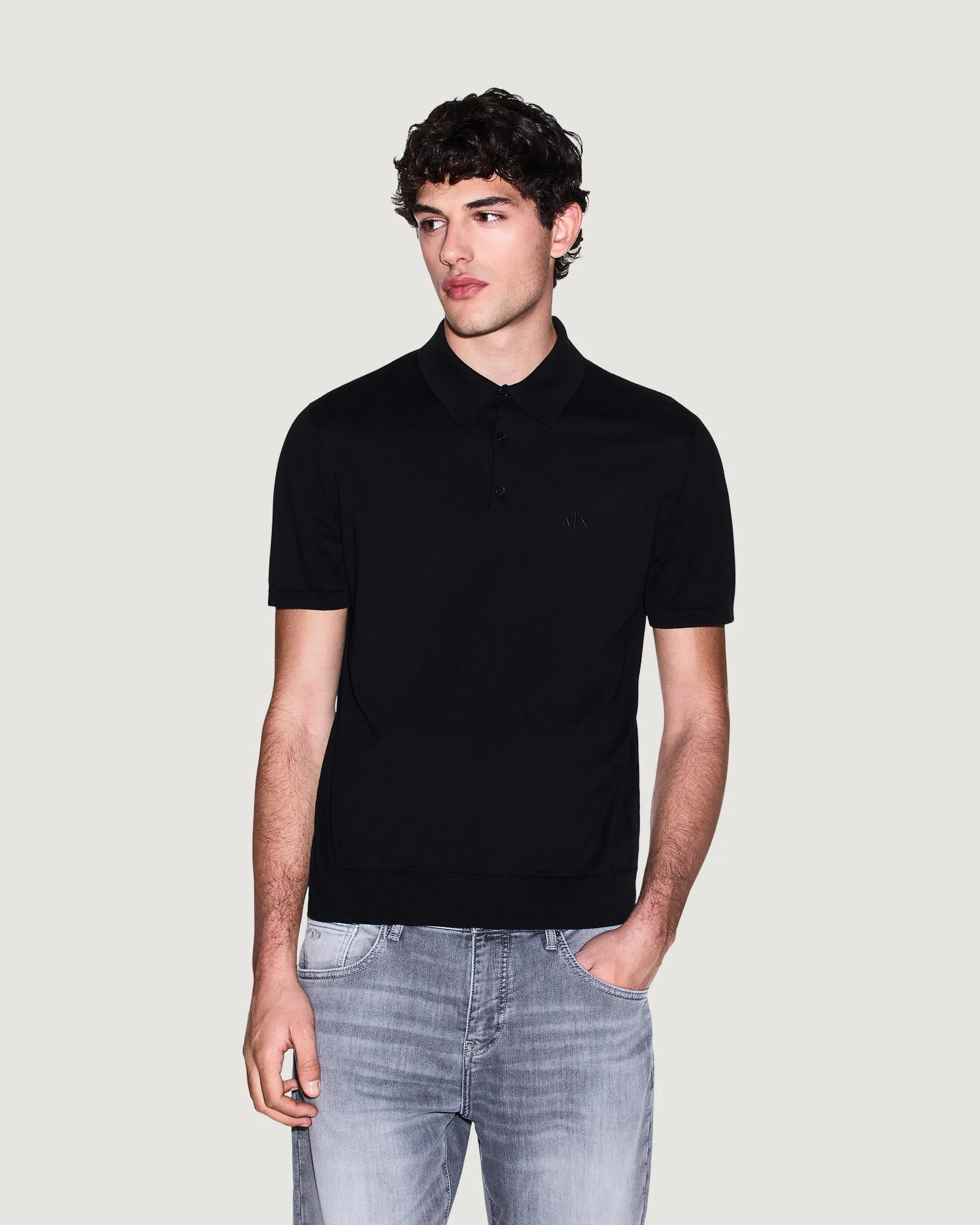 Polo manica corta Armani Exchange KNIT