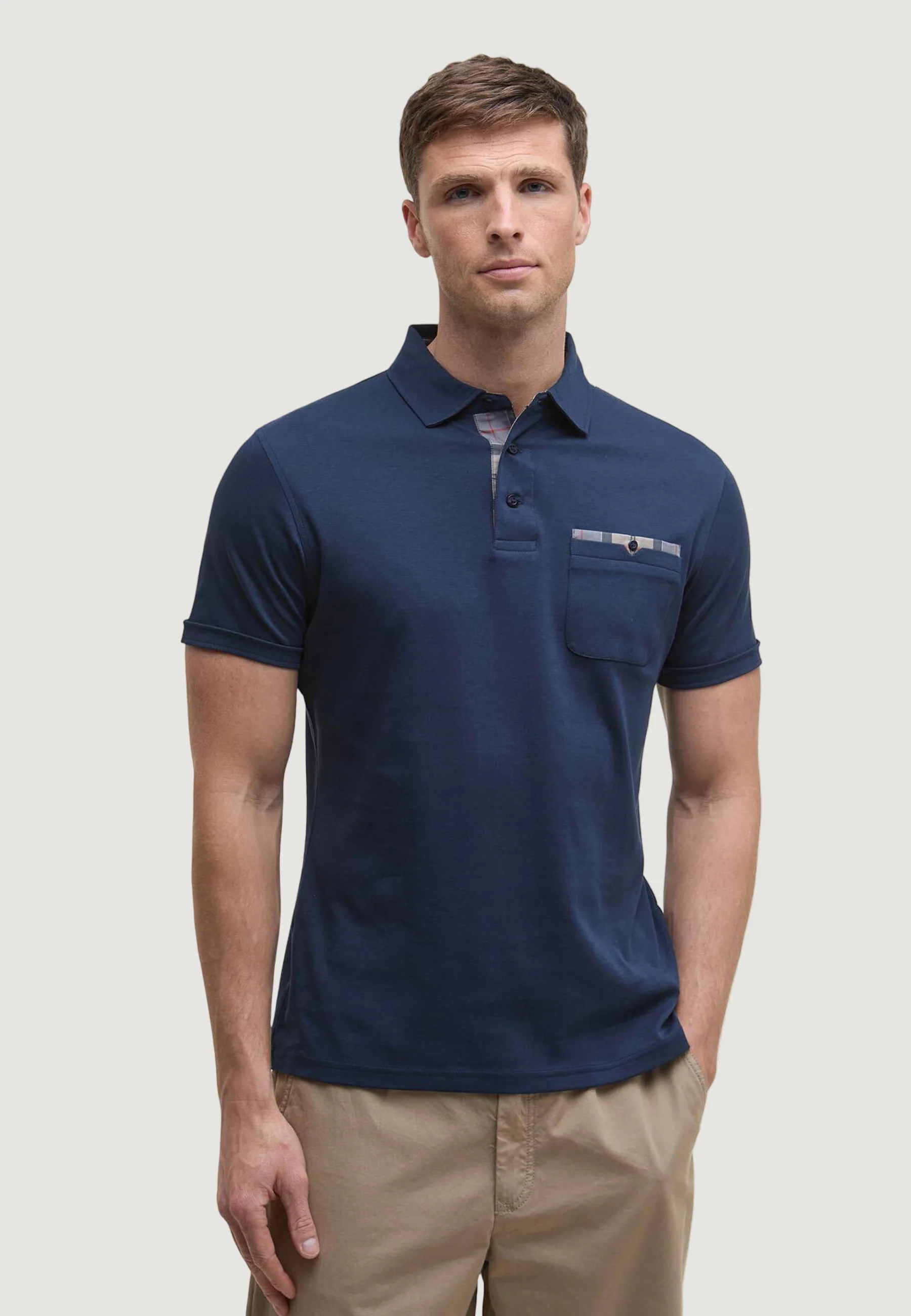 Polo manica corta Barbour PREMIUM CORPATCH TAILORED