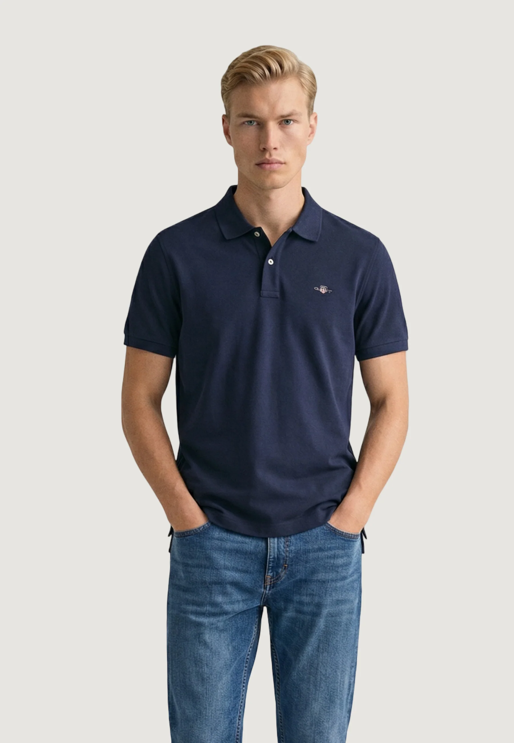 Polo manica corta Gant REG SHIELD SS PIQUE POLO