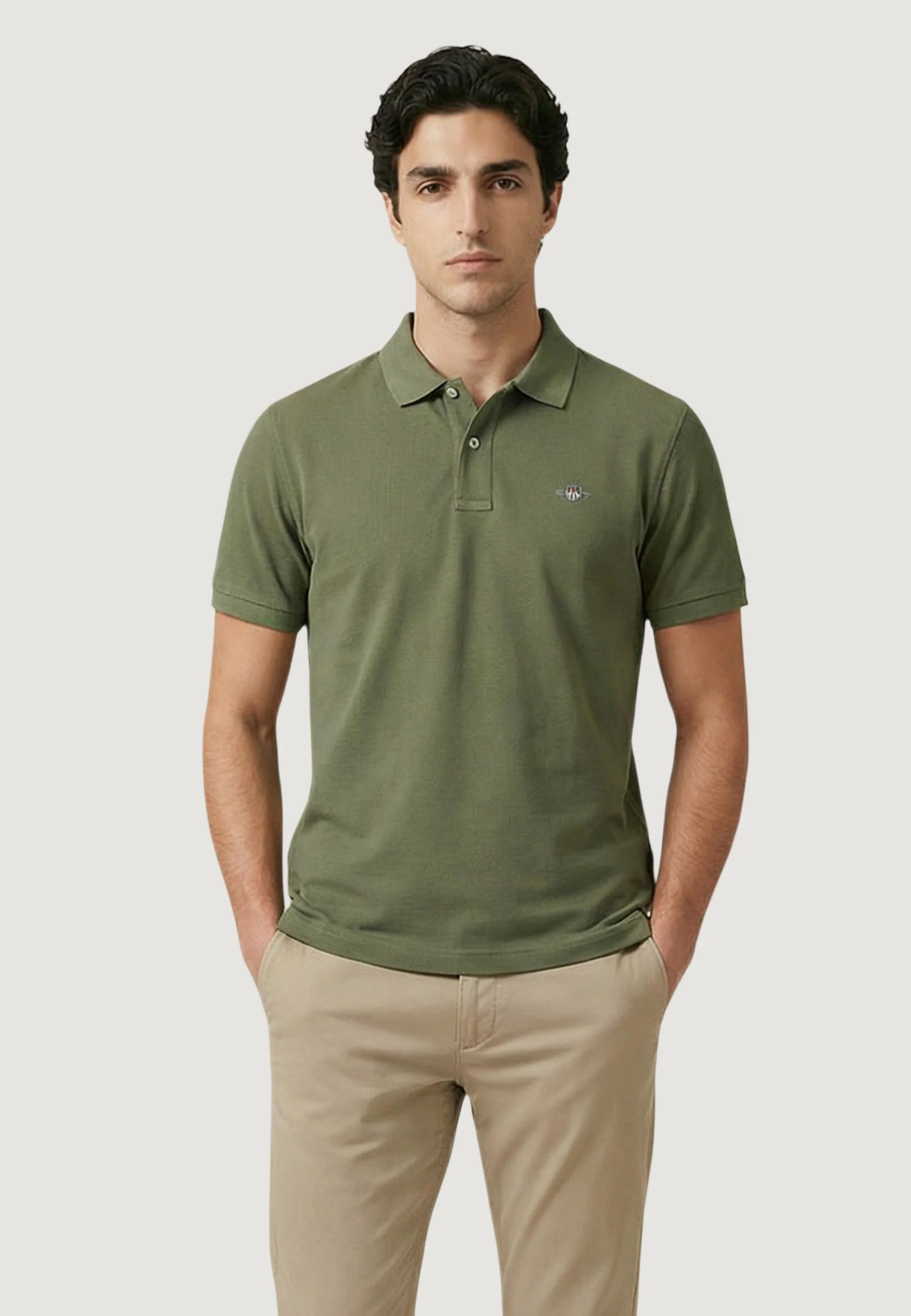 Polo manica corta Gant REG SHIELD SS PIQUE POLO