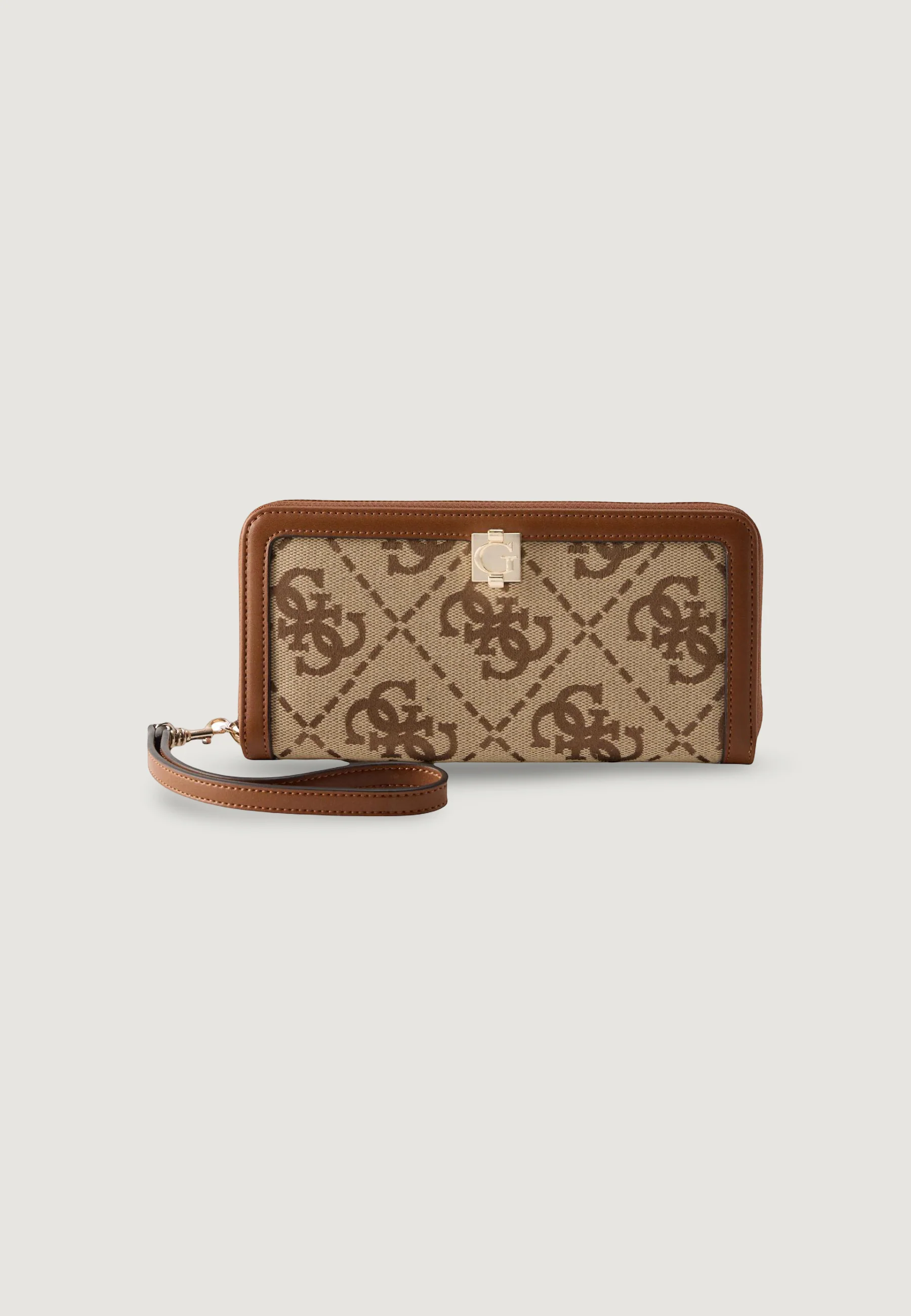 Portafoglio grande Guess AUDREY LOGO SLG LRG