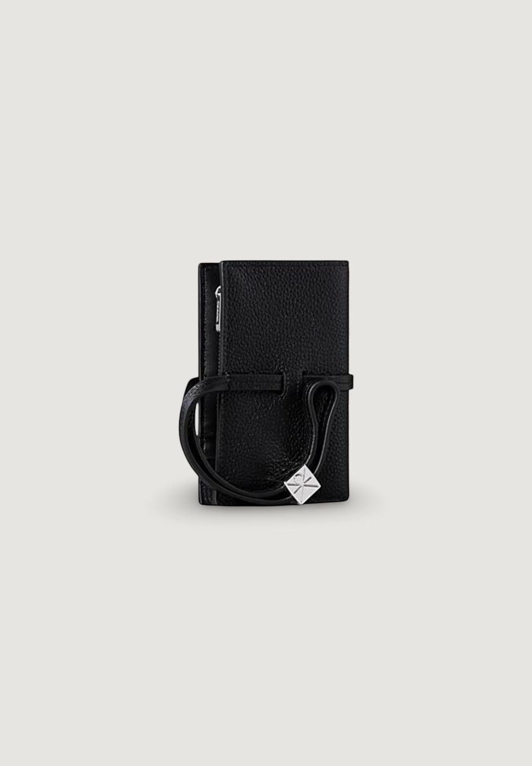 Portafoglio medio Calvin Klein EMBLEM HW PEBBLE ON STRAP