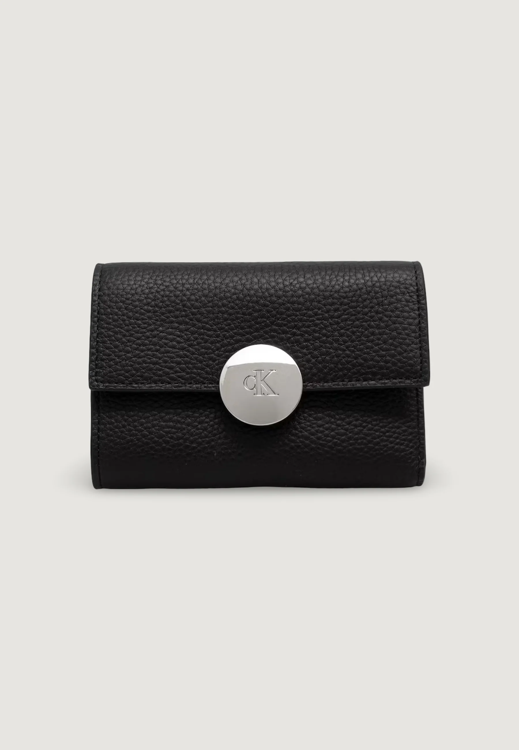 Portafoglio medio Calvin Klein ROUND HW PEBBLE TRIFOLD