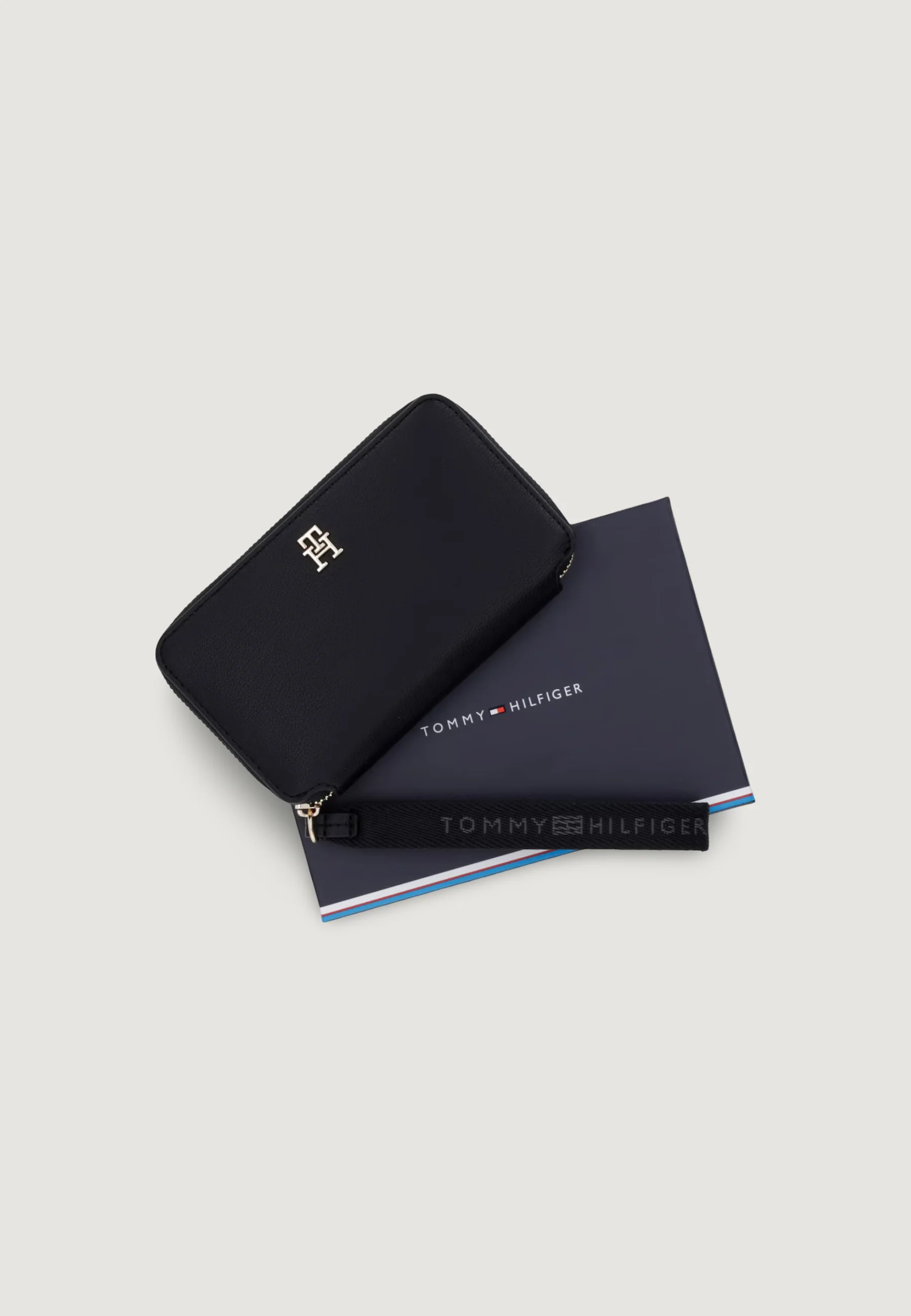 Portafoglio medio Tommy Hilfiger TH LOGOTAPE COMPACT ZIP AROUND - Image 4