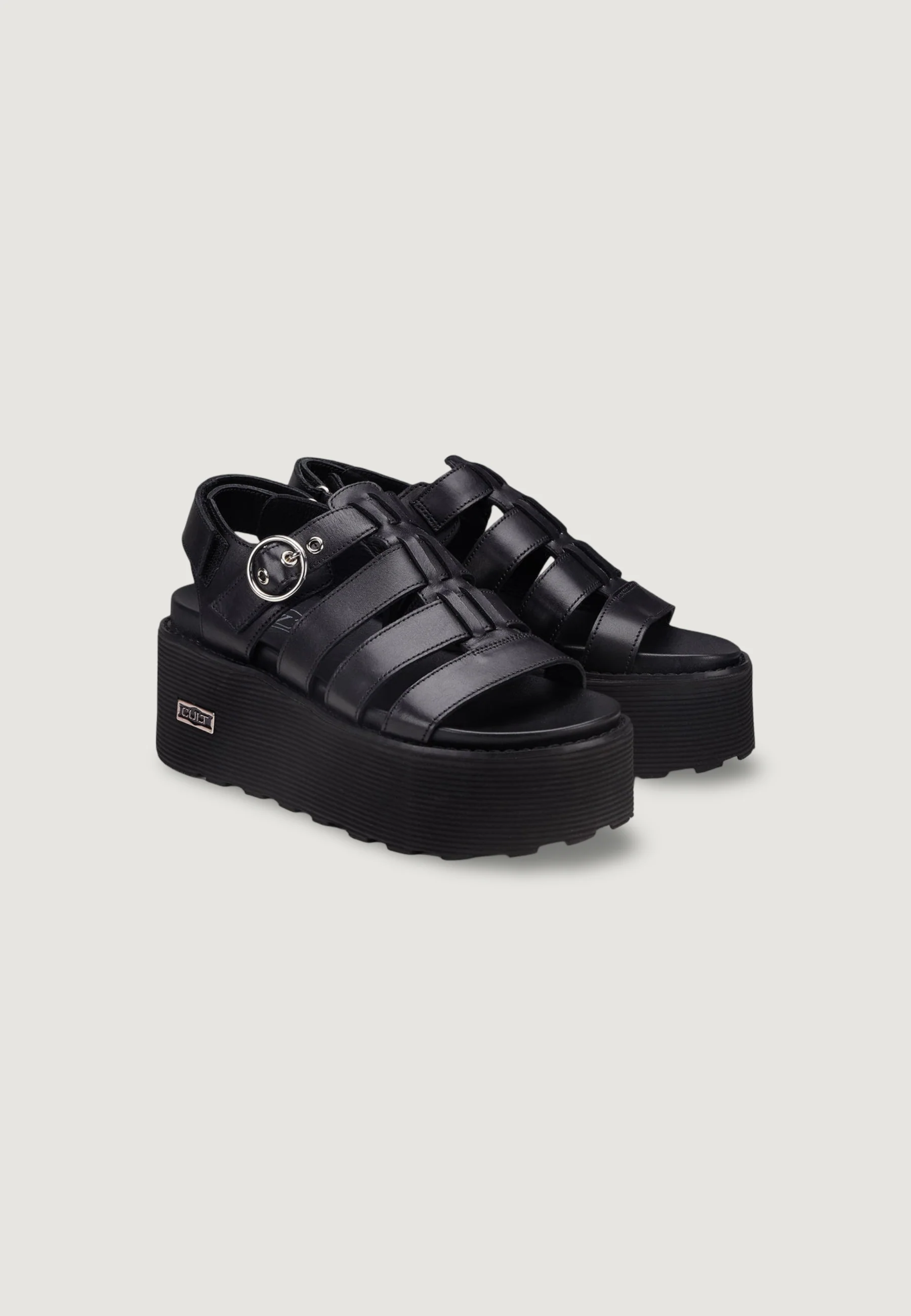 Sandali Cult NANCY 4488 SANDAL W LEATHER BLACK - Image 2