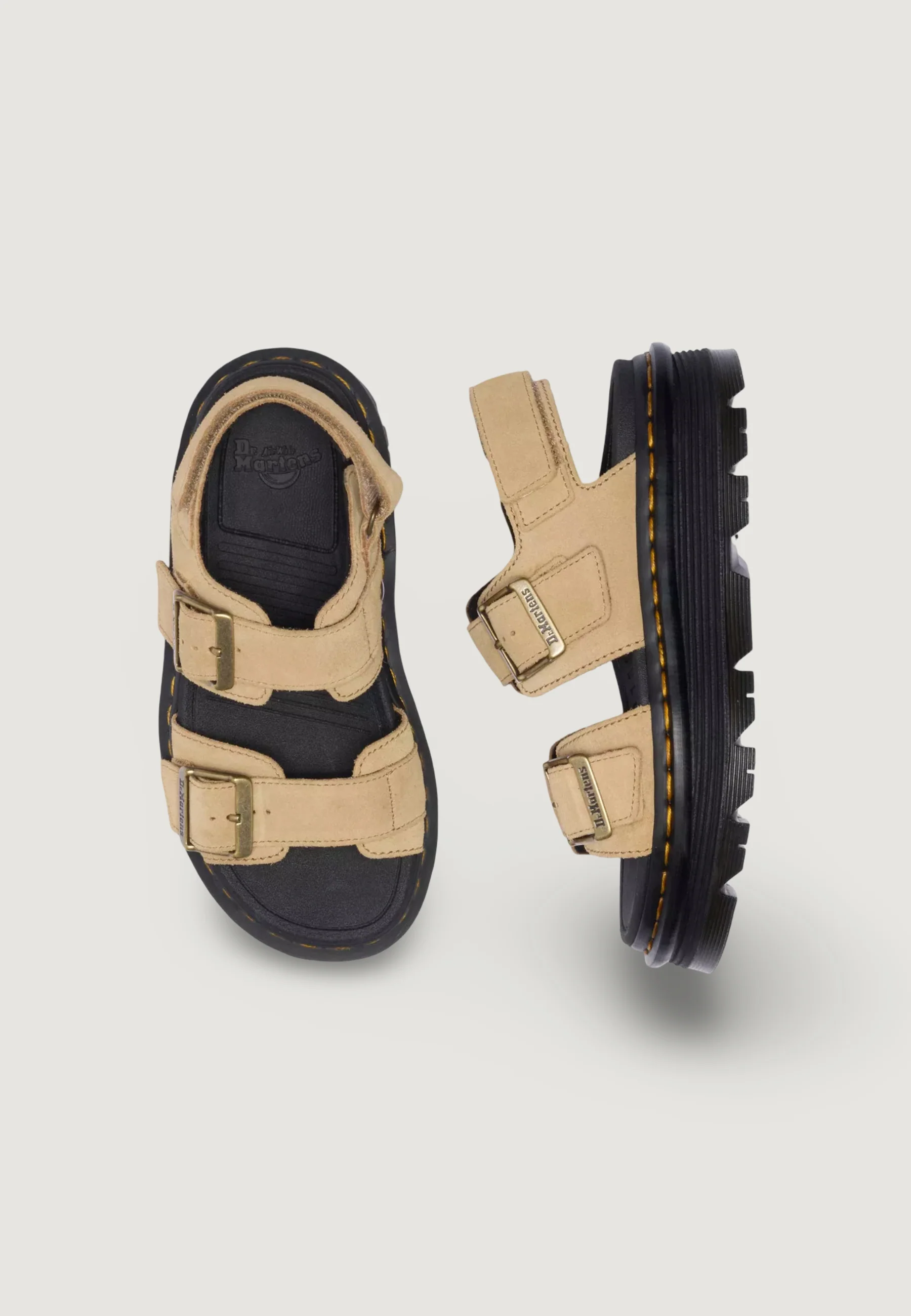 Sandali Dr. Martens Zebzag Sandal Savannah Tan Eh Suede - Image 5