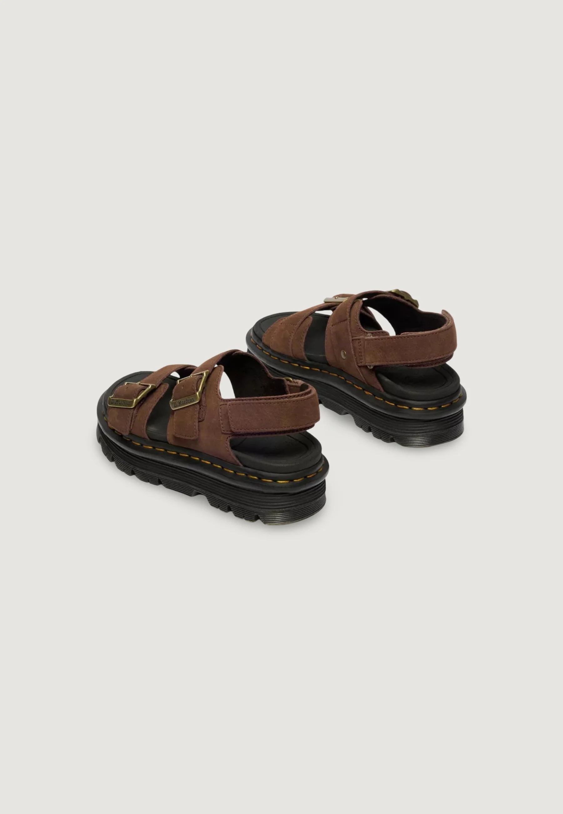 Sandali Dr. Martens Zebzag Sandal Sepia Brown Tumbled Nubuck - Image 2