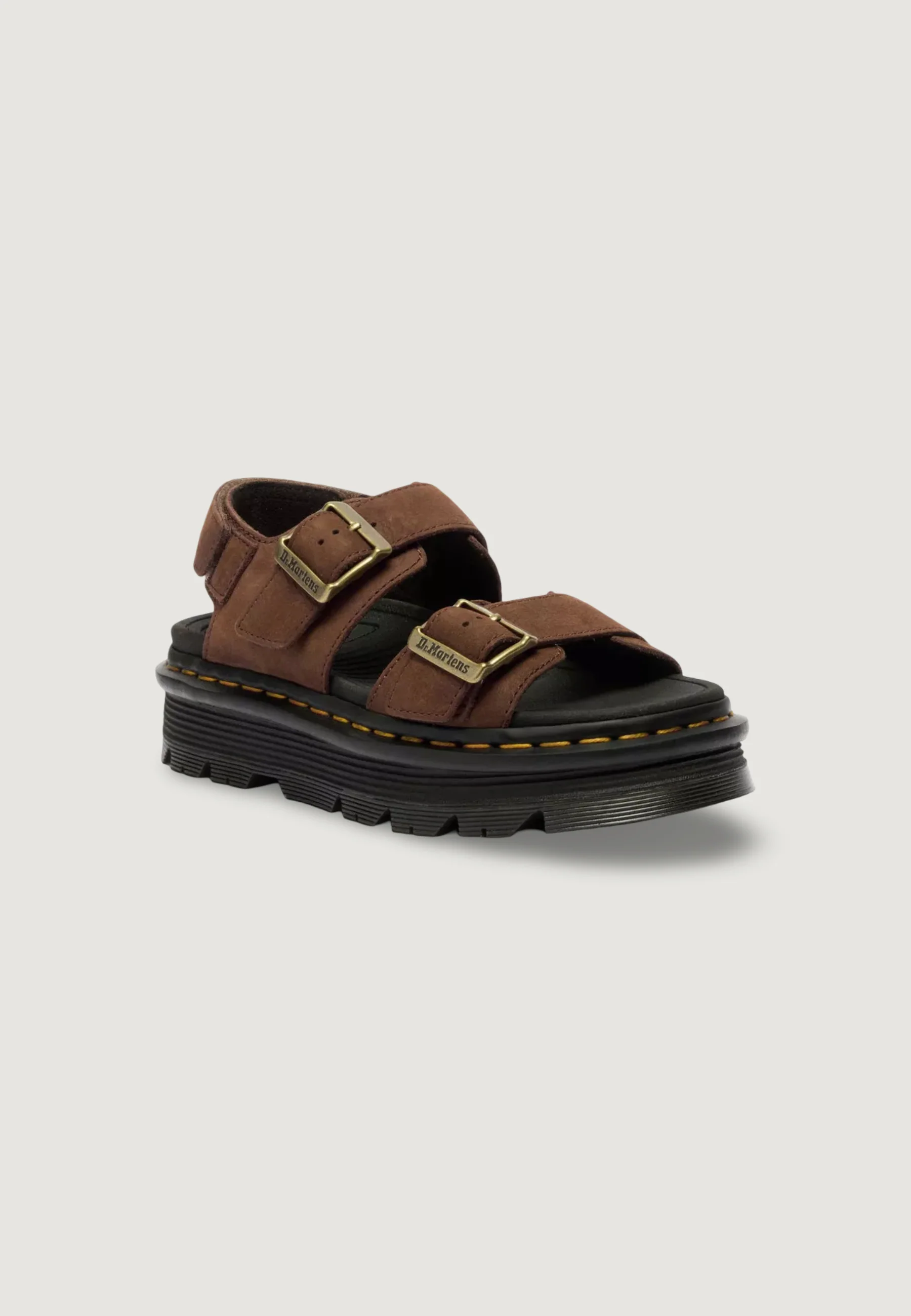 Sandali Dr. Martens Zebzag Sandal Sepia Brown Tumbled Nubuck - Image 3